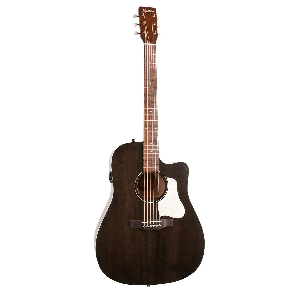 Art & Lutherie Americana Electro-Acoustic Guitar ~ Faded Black ~ PreSys II - Image 2