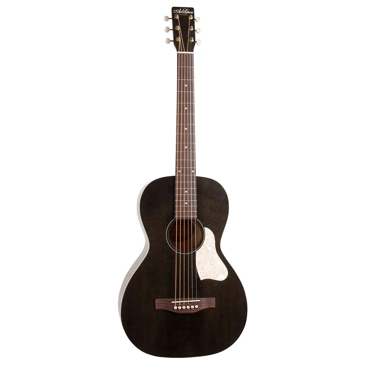 Art & Lutherie Roadhouse Electro-Acoustic Guitar ~ Faded Black - Image 2