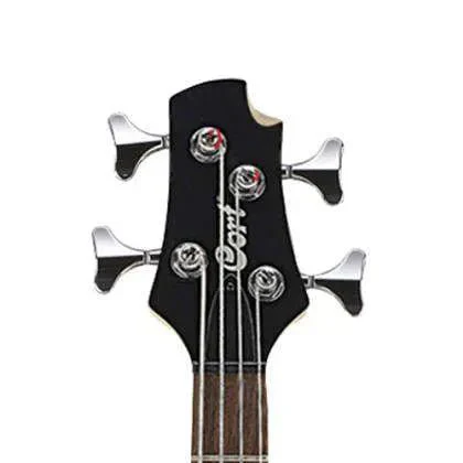 Cort Action Bass Junior Open Pore Black Bass Guitar - Image 11
