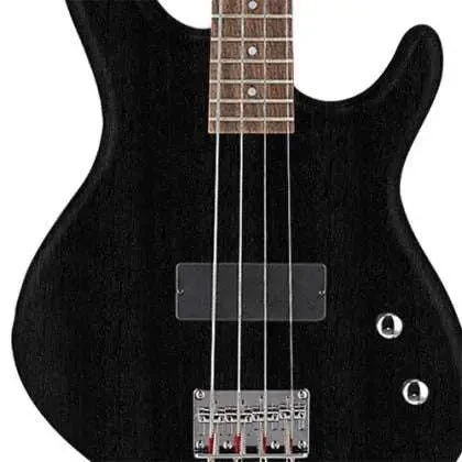 Cort Action Bass Junior Open Pore Black Bass Guitar - Image 9