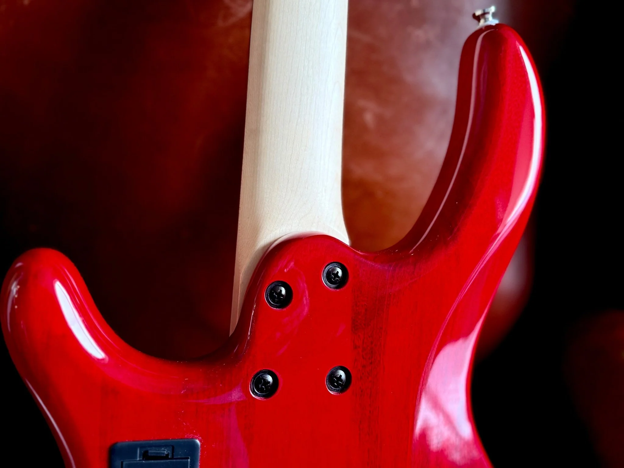 Cort Action Bass Plus Trans Red Bass Guitar - Image 6