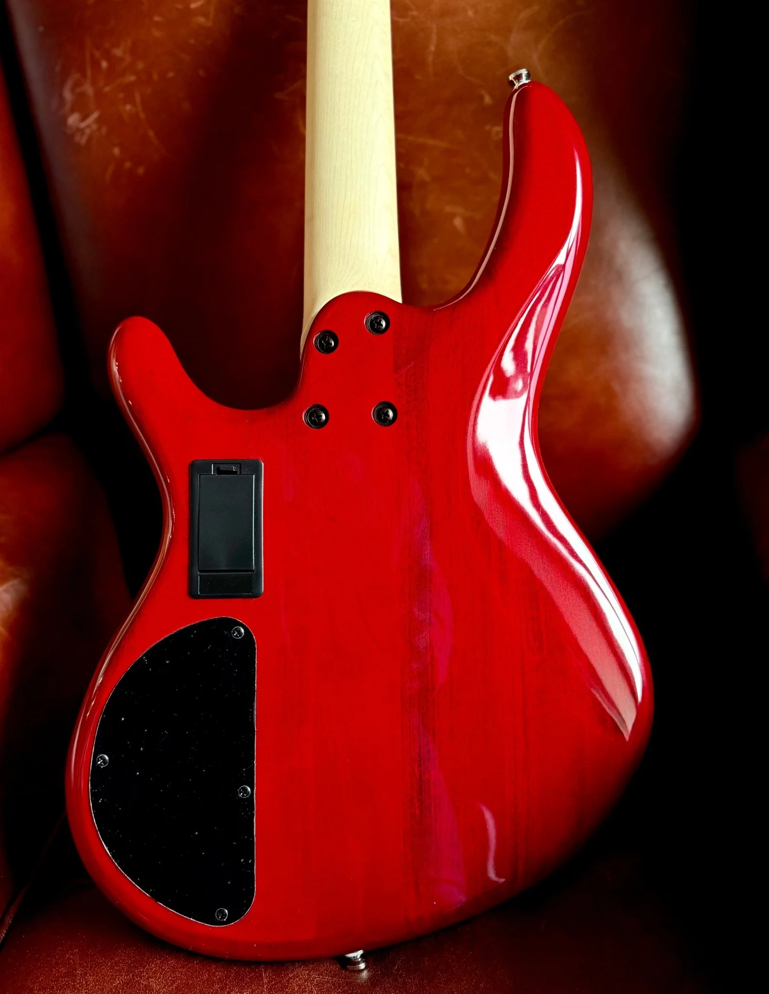Cort Action Bass Plus Trans Red Bass Guitar - Image 8