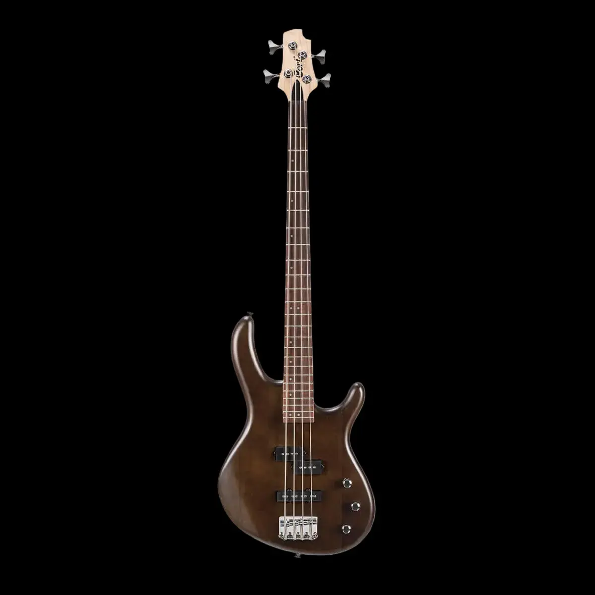 Cort Action Bass PJ Open Pore Walnut Bass Guitar - Image 11
