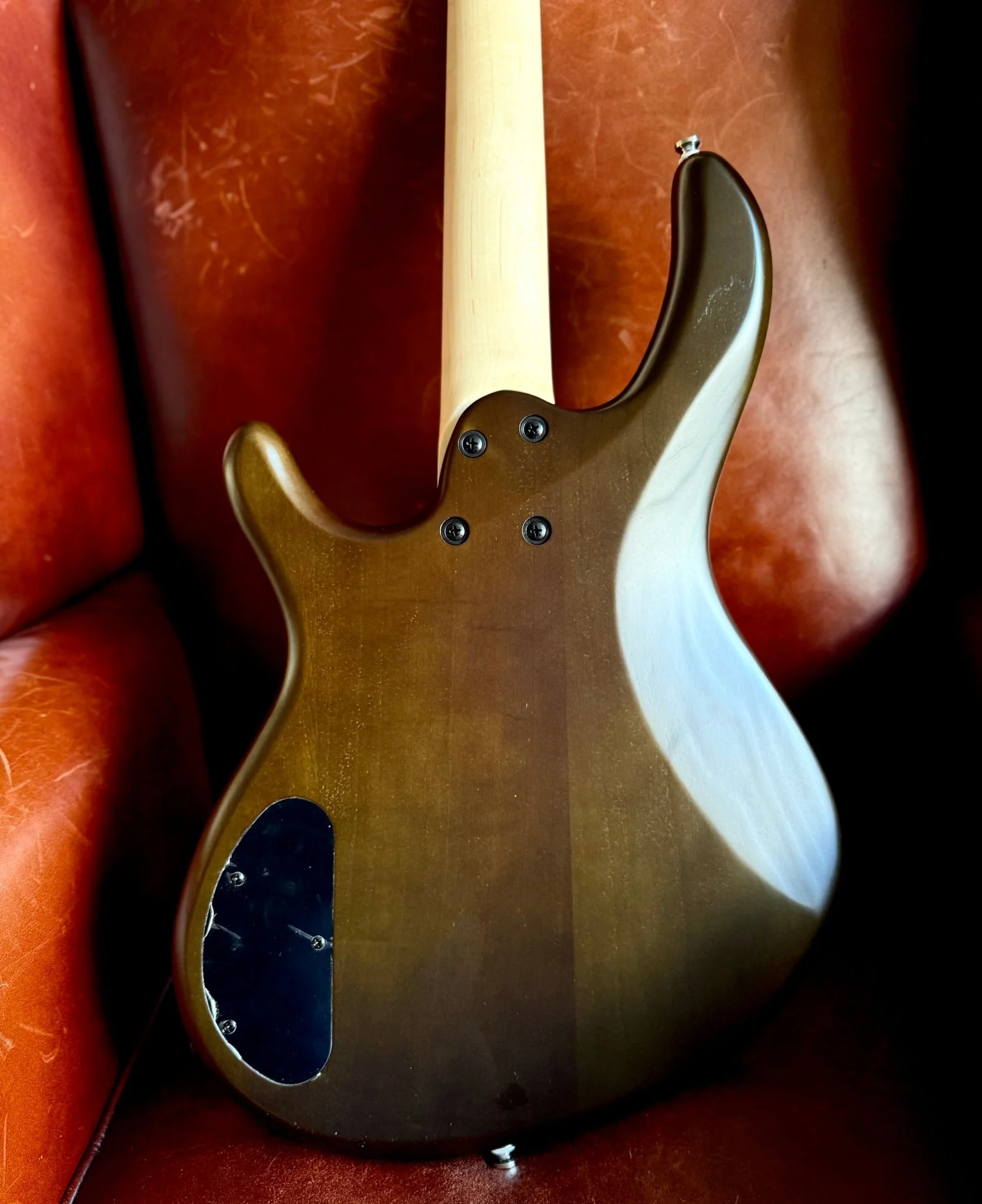 Cort Action Bass PJ Open Pore Walnut Bass Guitar - Image 2