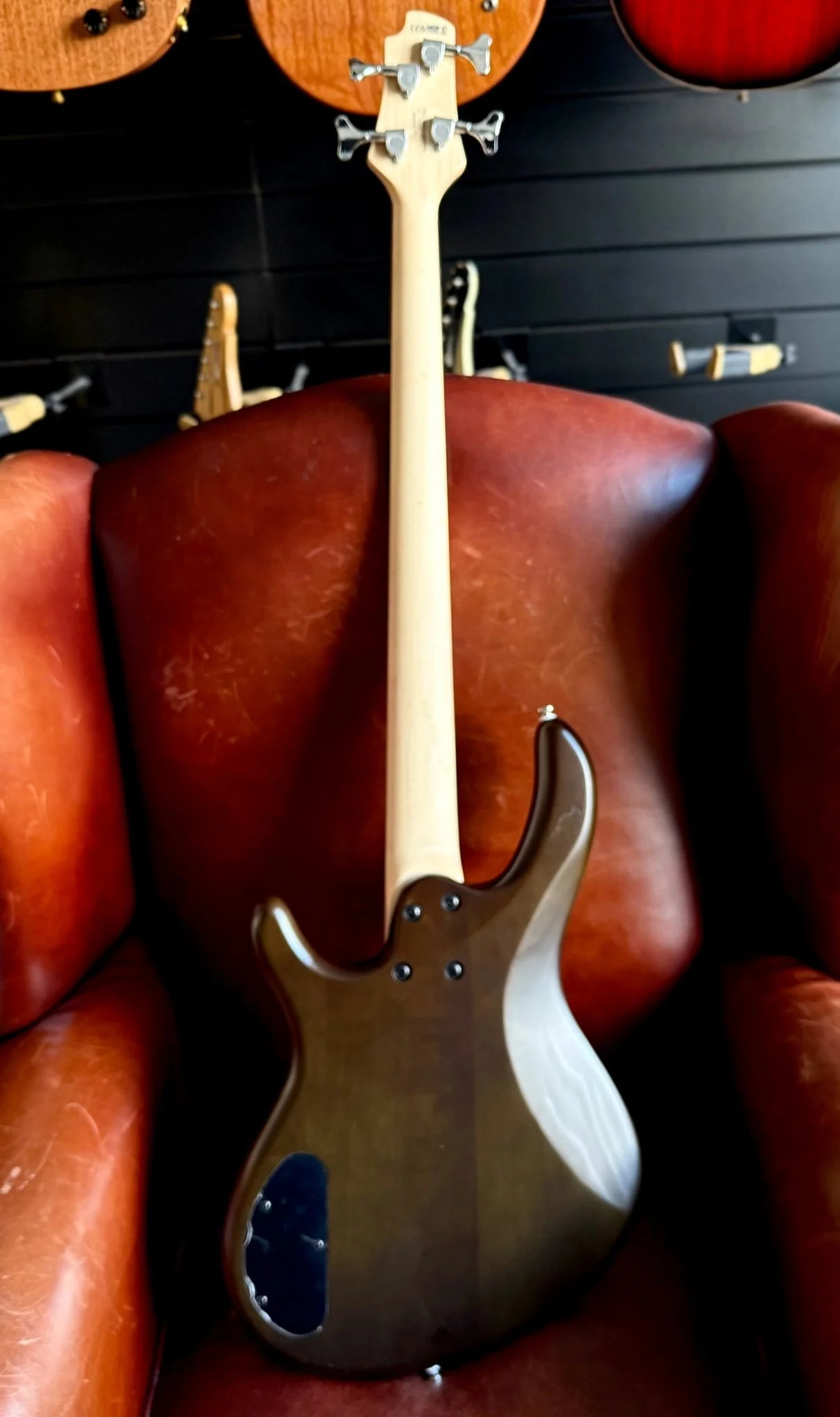 Cort Action Bass PJ Open Pore Walnut Bass Guitar - Image 9