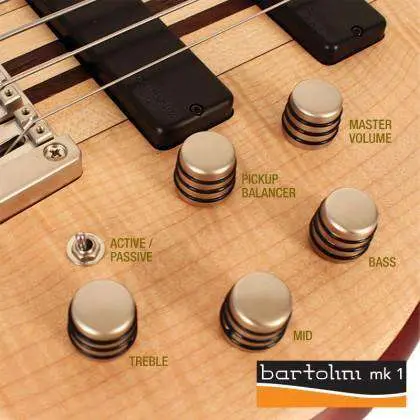 Cort Artisan A4 Plus FMMH, Open Pore Black Cherry Bass Guitar - Image 8