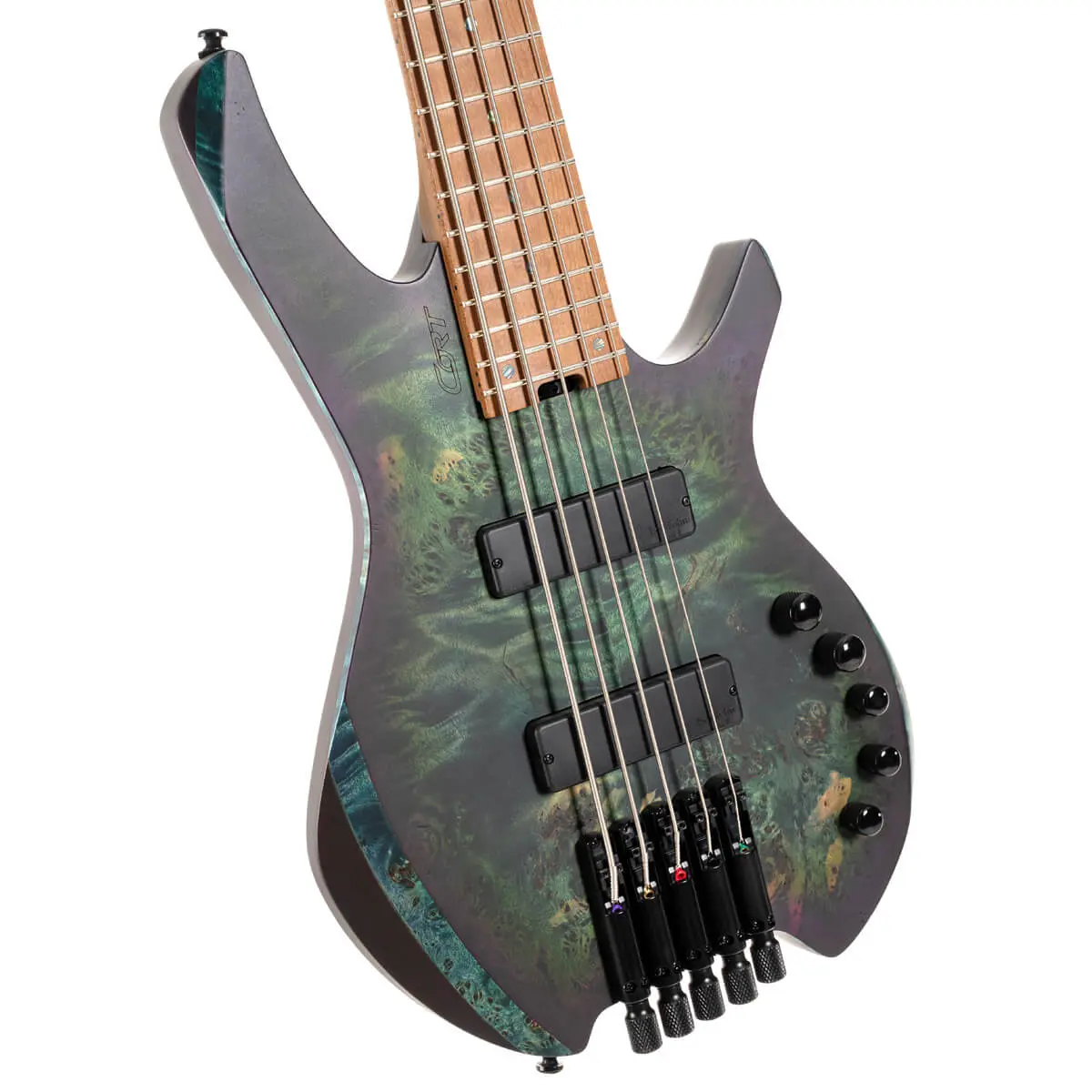 Cort Artisan Space 5 Star Dust Green w/bag  Bass Guitar - Image 2