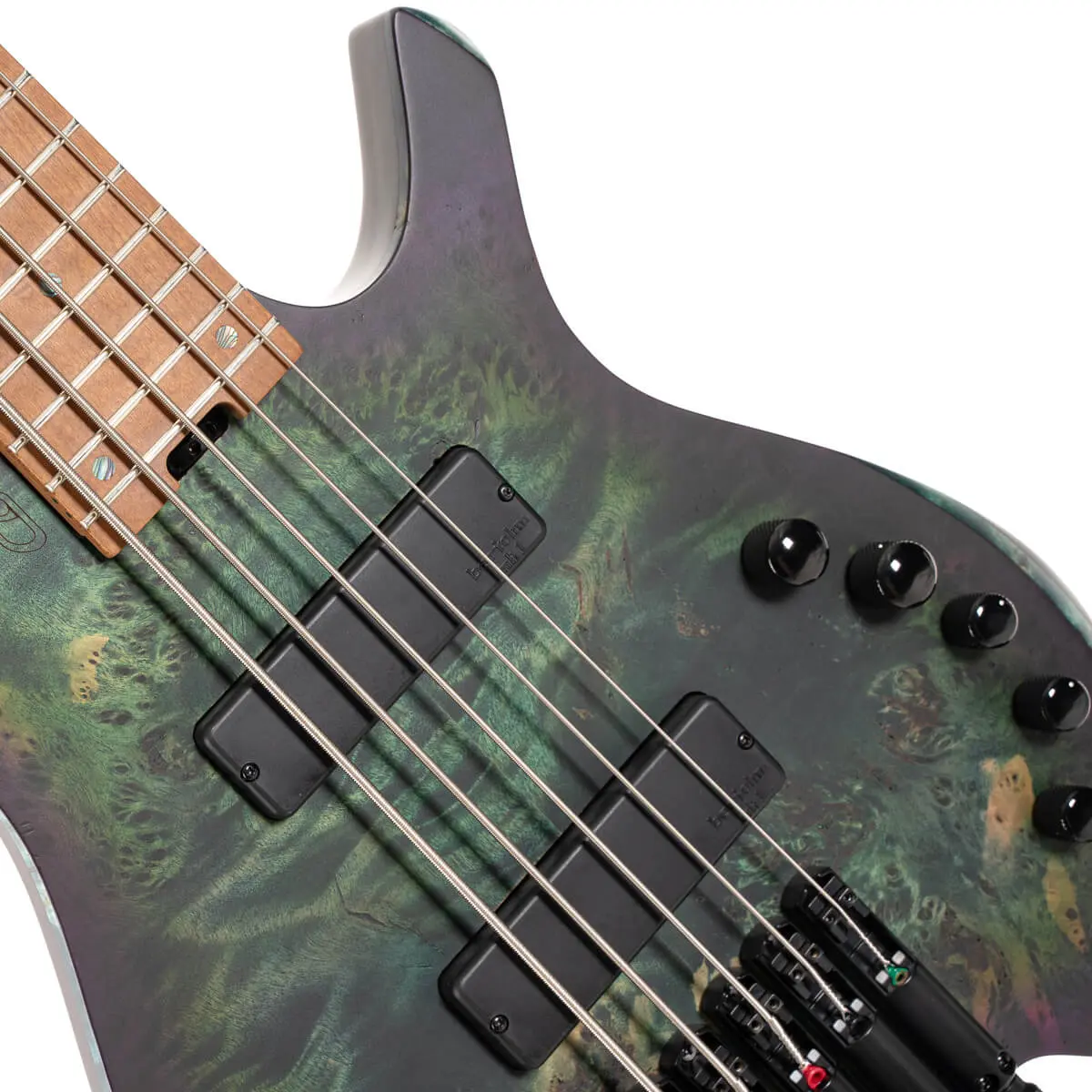 Cort Artisan Space 5 Star Dust Green w/bag  Bass Guitar - Image 5
