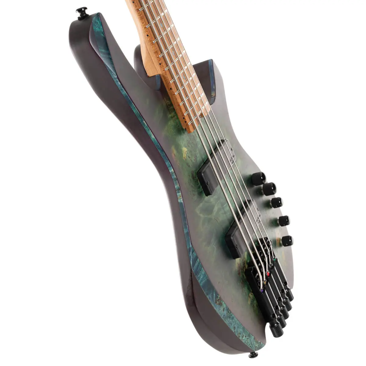 Cort Artisan Space 5 Star Dust Green w/bag  Bass Guitar - Image 6