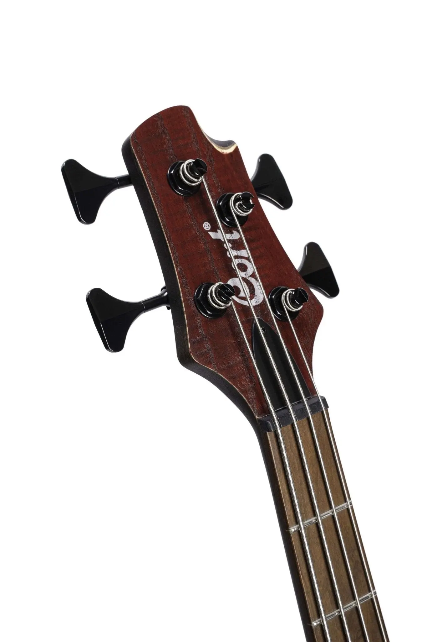 Cort B4 Element, Open Pore Burgundy Red  Bass Guitar - Image 15