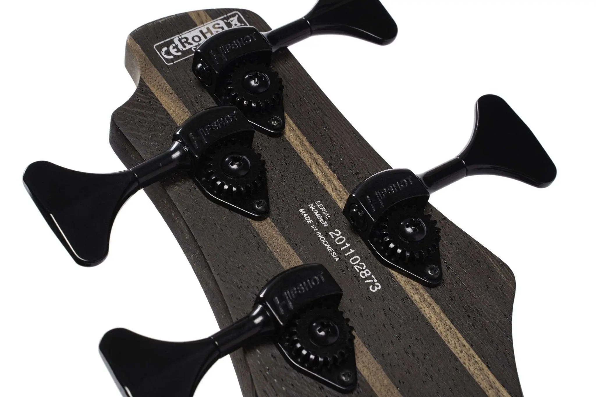 Cort B4 Element, Open Pore Burgundy Red  Bass Guitar - Image 16