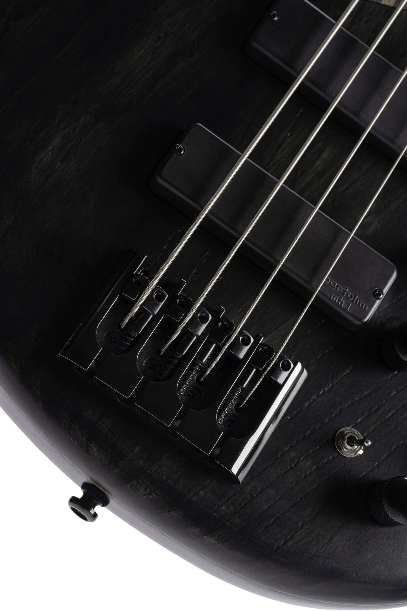 Cort B4 Element, Open Pore Trans Black Bass Guitar - Image 10