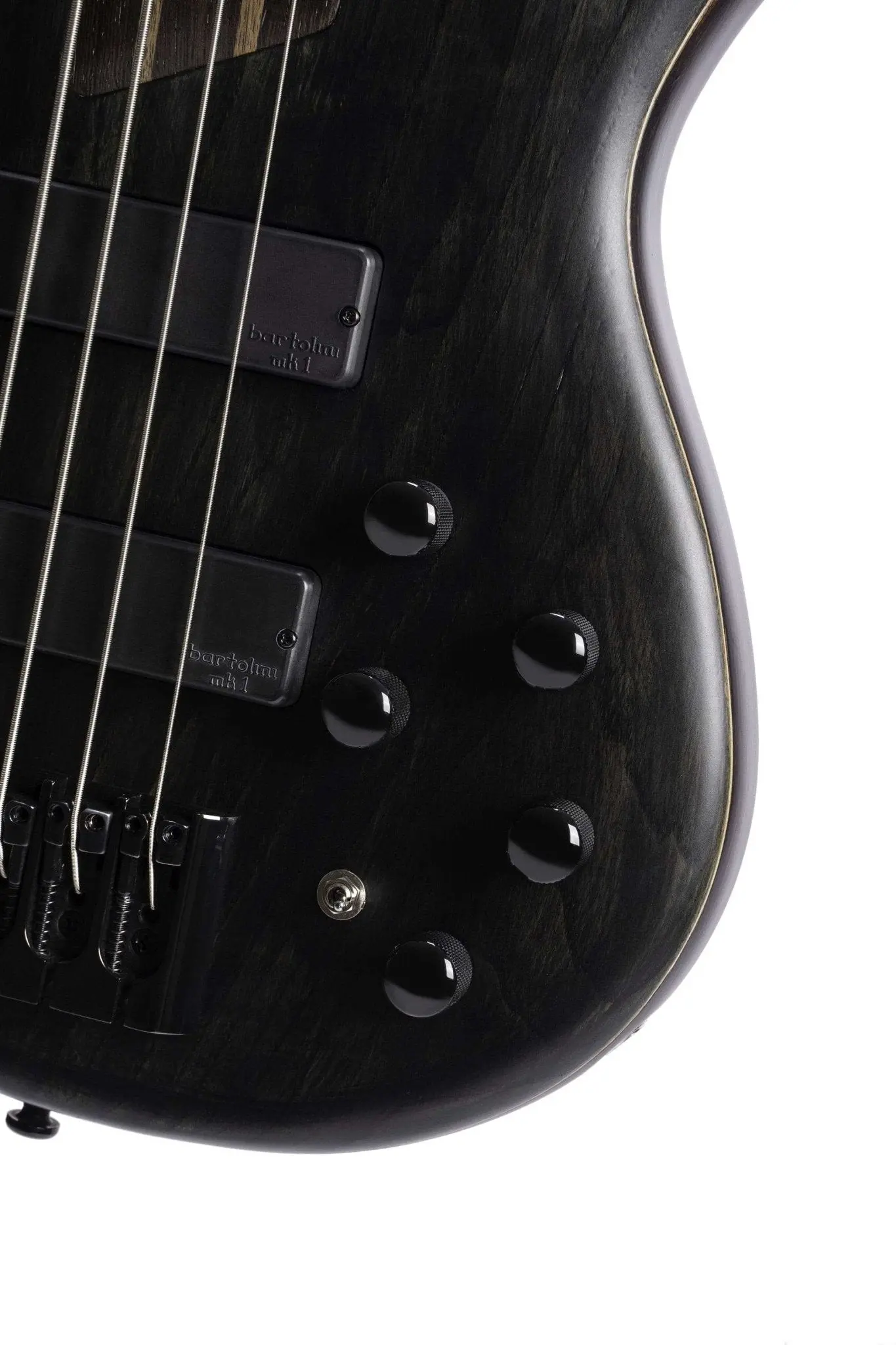 Cort B4 Element, Open Pore Trans Black Bass Guitar - Image 7