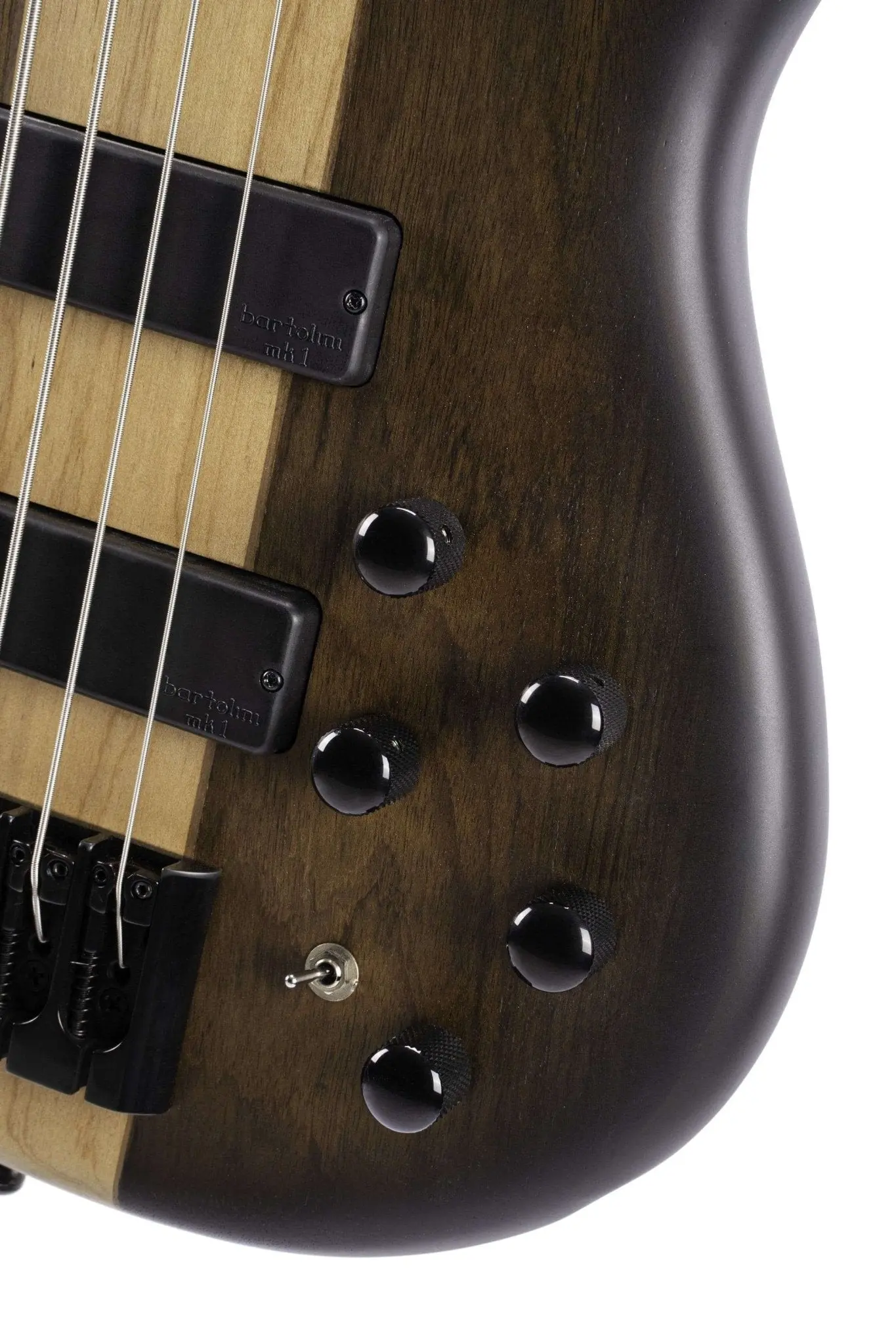 Cort Artisan C4 Plus OVMH Antique Brown Burst Bass Guitar - Image 10