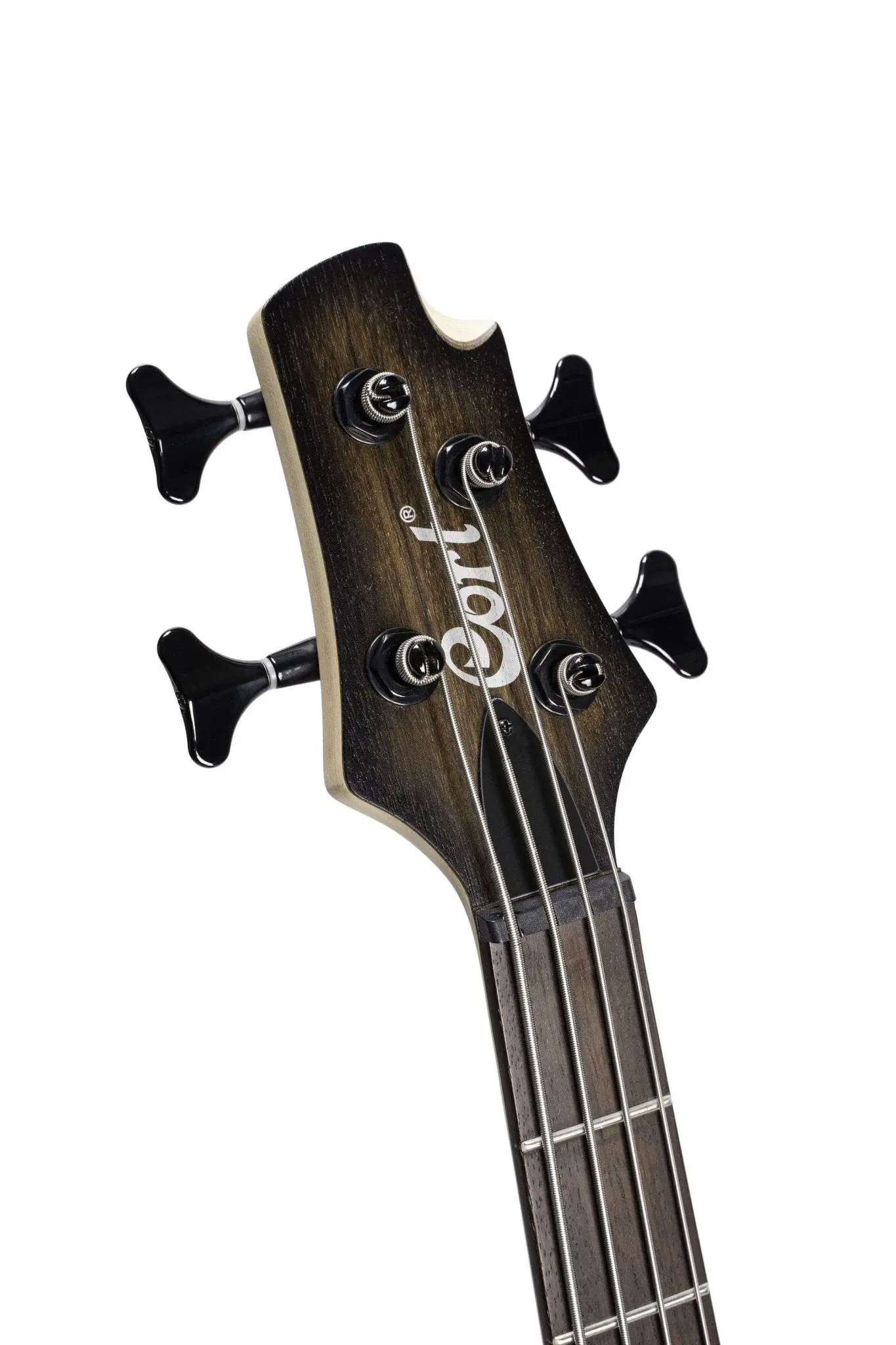 Cort Artisan C4 Plus OVMH Antique Brown Burst Bass Guitar - Image 17