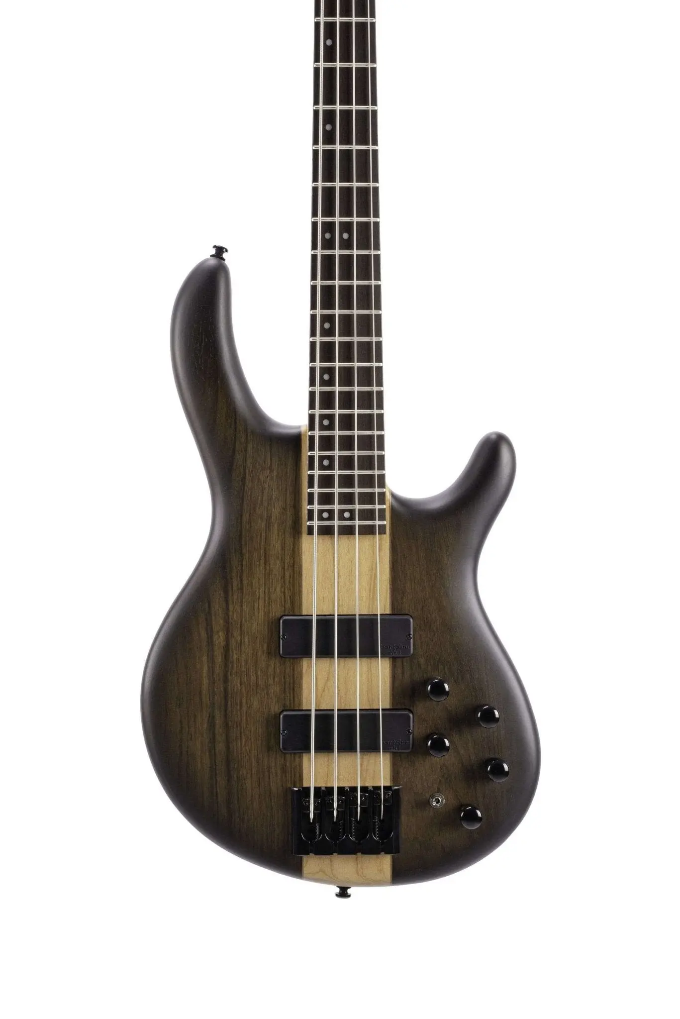 Cort Artisan C4 Plus OVMH Antique Brown Burst Bass Guitar - Image 8