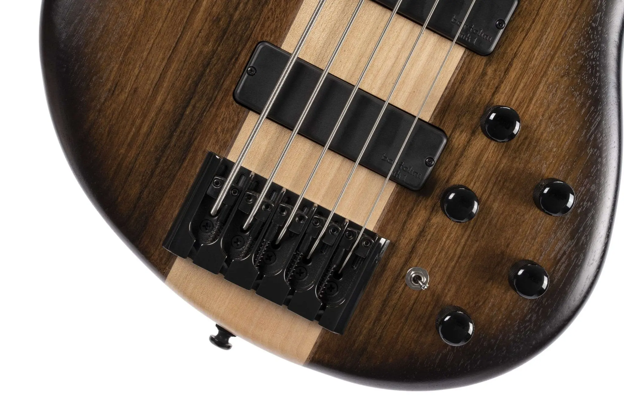 Cort C5 Plus OVMH Antique Brown Burst Bass Guitar - Image 10