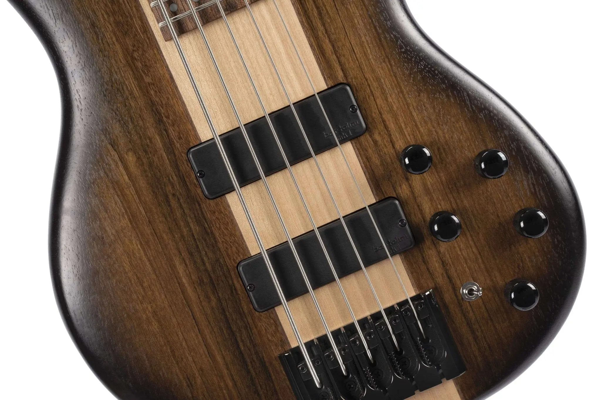 Cort C5 Plus OVMH Antique Brown Burst Bass Guitar - Image 17