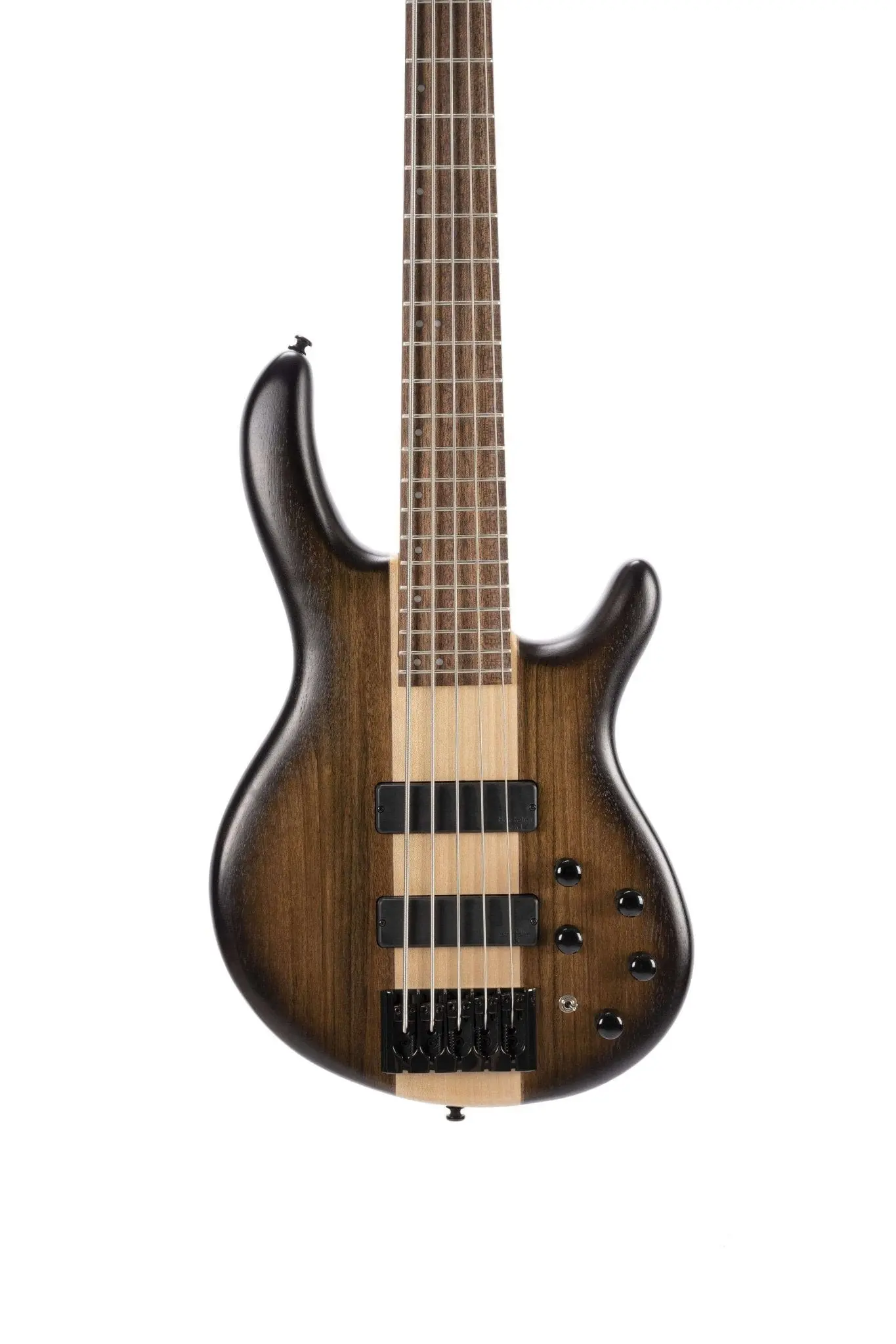 Cort C5 Plus OVMH Antique Brown Burst Bass Guitar - Image 6