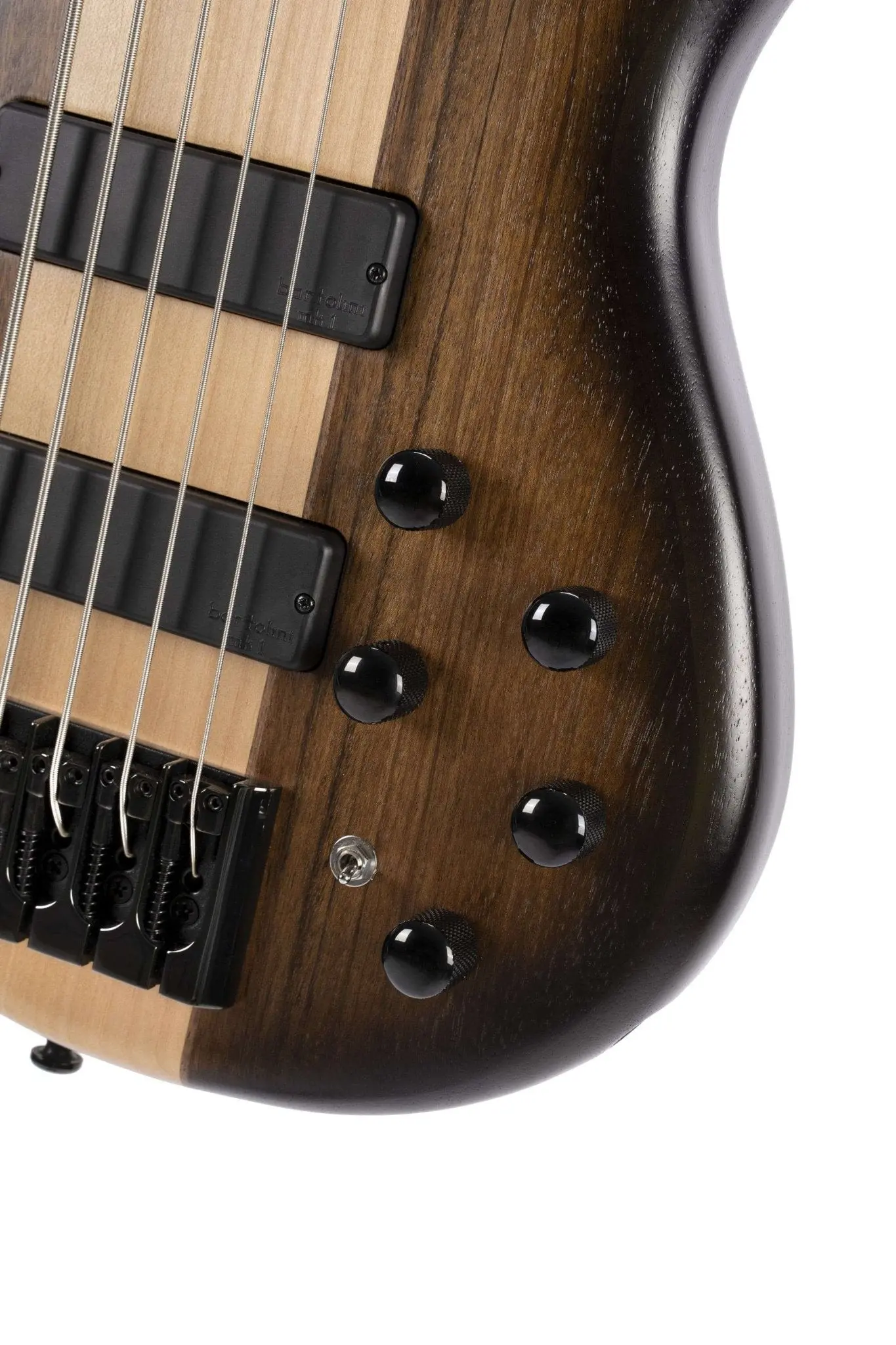 Cort C5 Plus OVMH Antique Brown Burst Bass Guitar - Image 8
