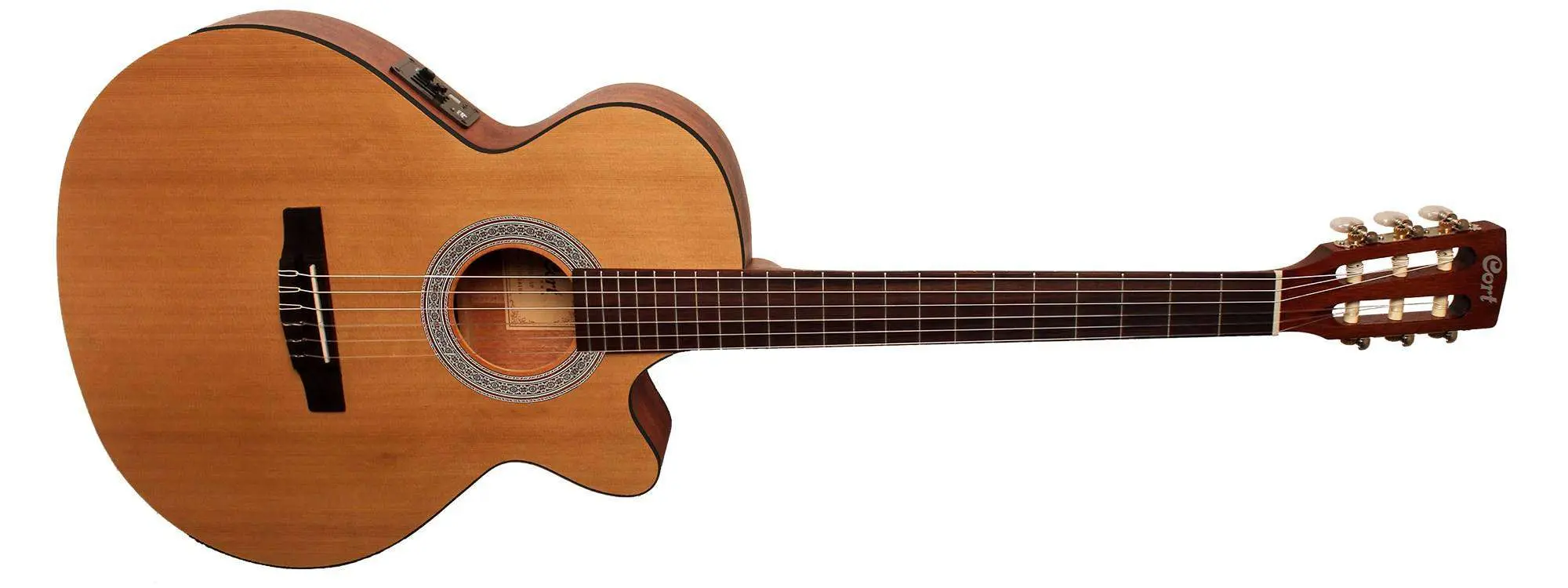 Cort CEC1, Slimline Electro Acoustic Nylon Guitar, w' £225 Custom Pro Setup & Support Package - Image 10