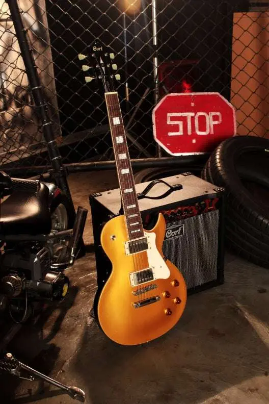 Cort CR200 Gold Top Electric Guitar - Image 14