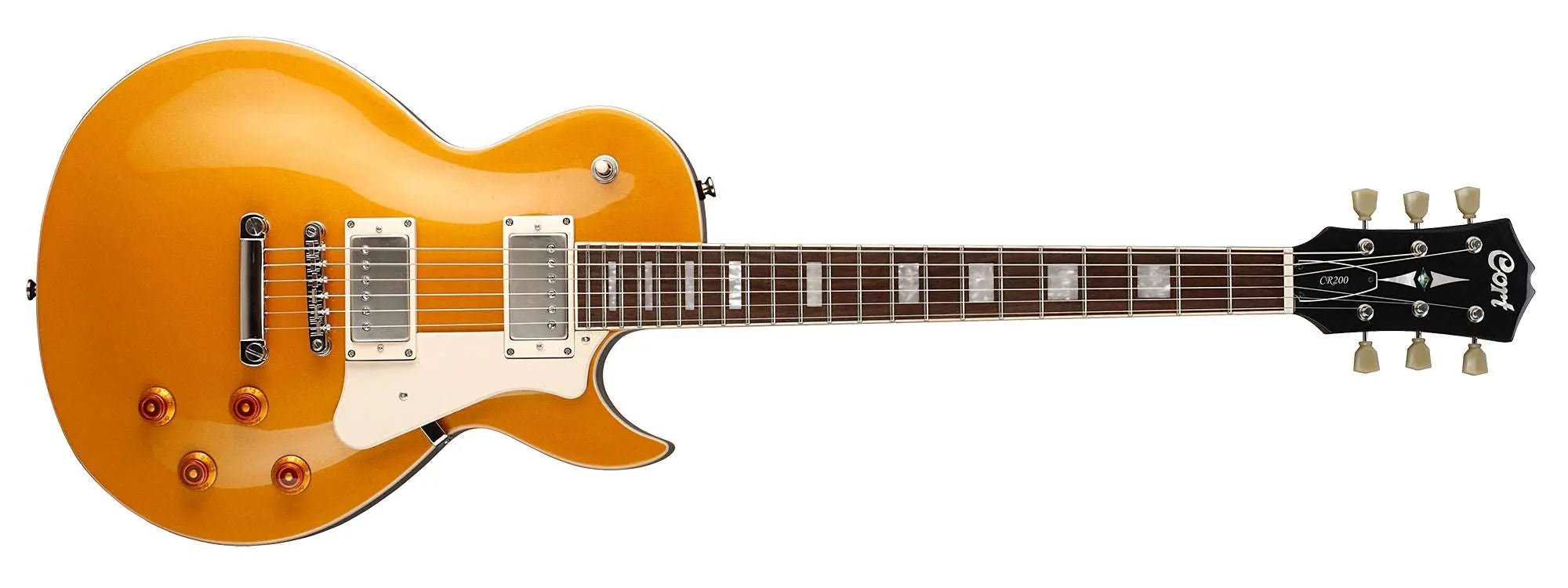 Cort CR200 Gold Top Electric Guitar - Image 3
