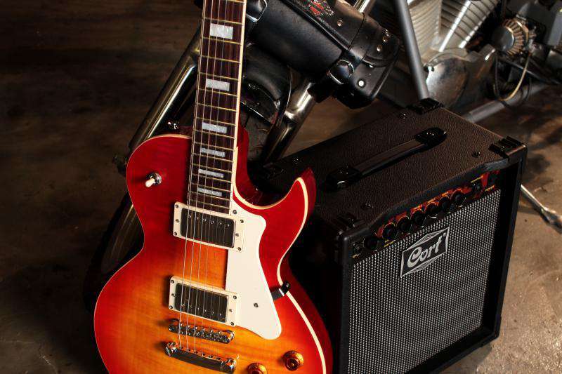Cort CR250 Black Electric Guitar - Image 11
