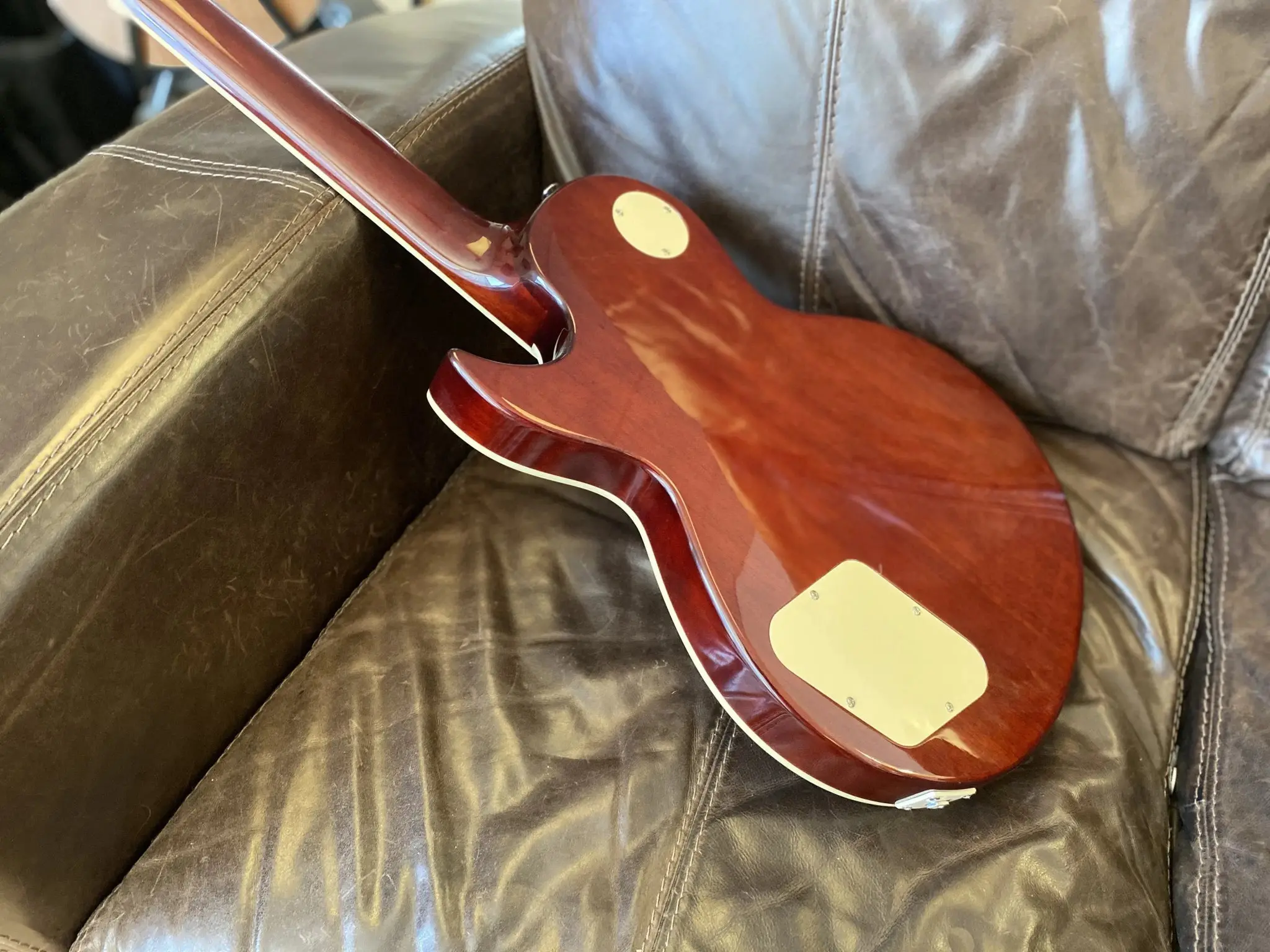 Cort CR250 AA Antique Amber Electric Guitar - Image 10