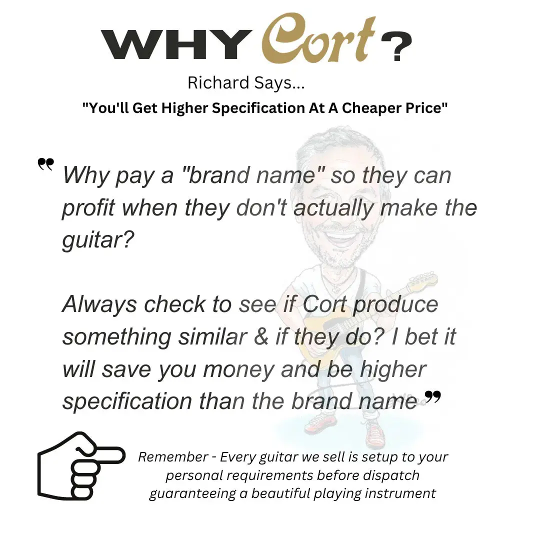 Cort CR250 AA Antique Amber Electric Guitar - Image 7
