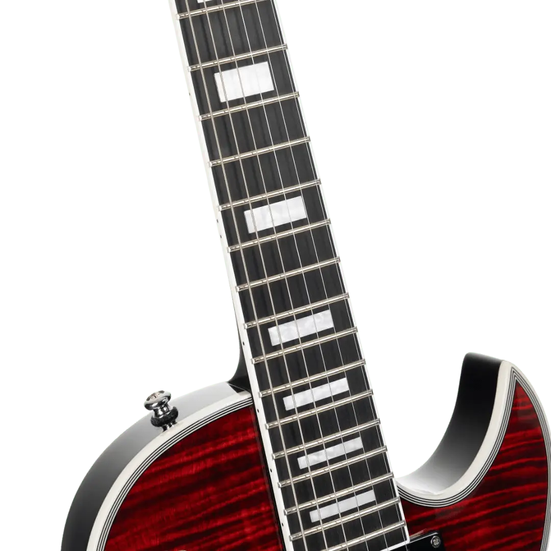 Cort CR300 Deluxe Flaming Burst Electric Guitar - Image 18