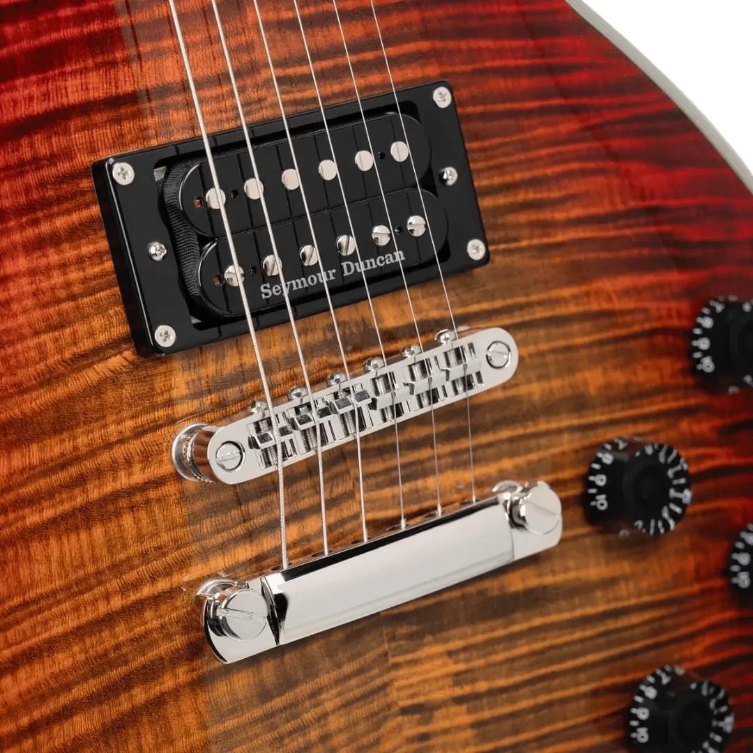 Cort CR300 Deluxe Flaming Burst Electric Guitar - Image 21