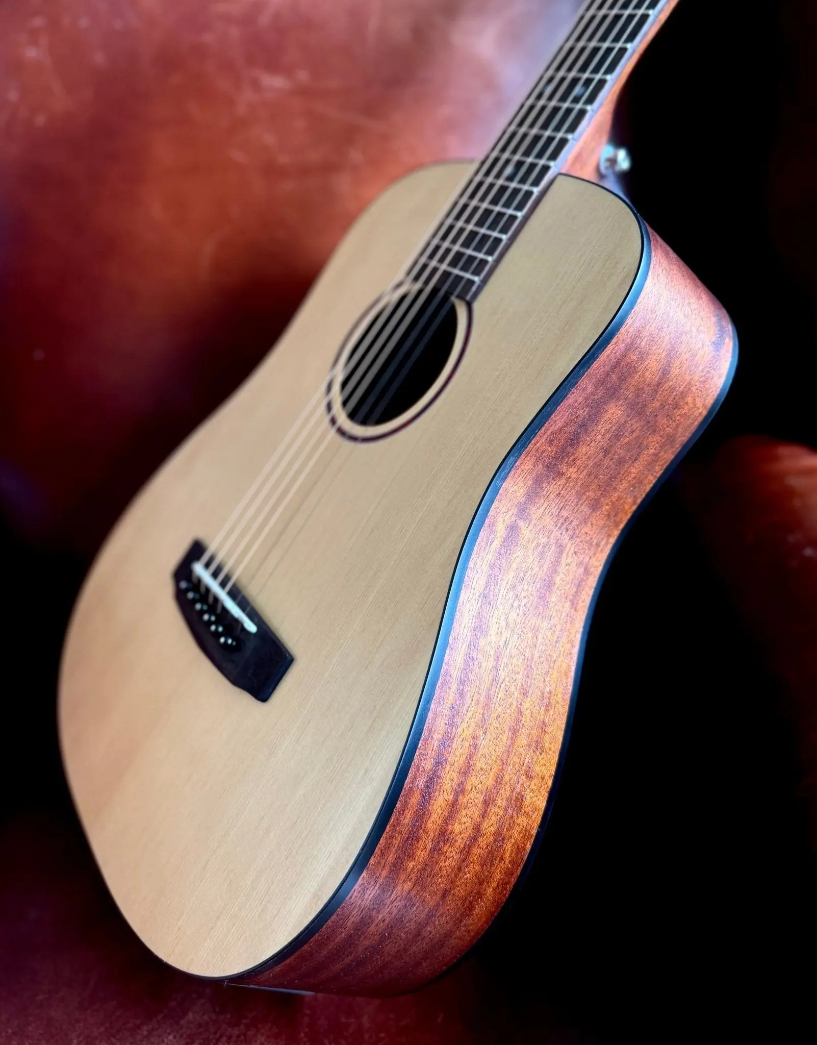 Cort EARTH-HV-GO-OP Earth Go Open Pore Smart Acoustic Guitar w'Hyvibe & Solid Spruce Top w' £225 Custom Pro Setup Package Included - Image 10
