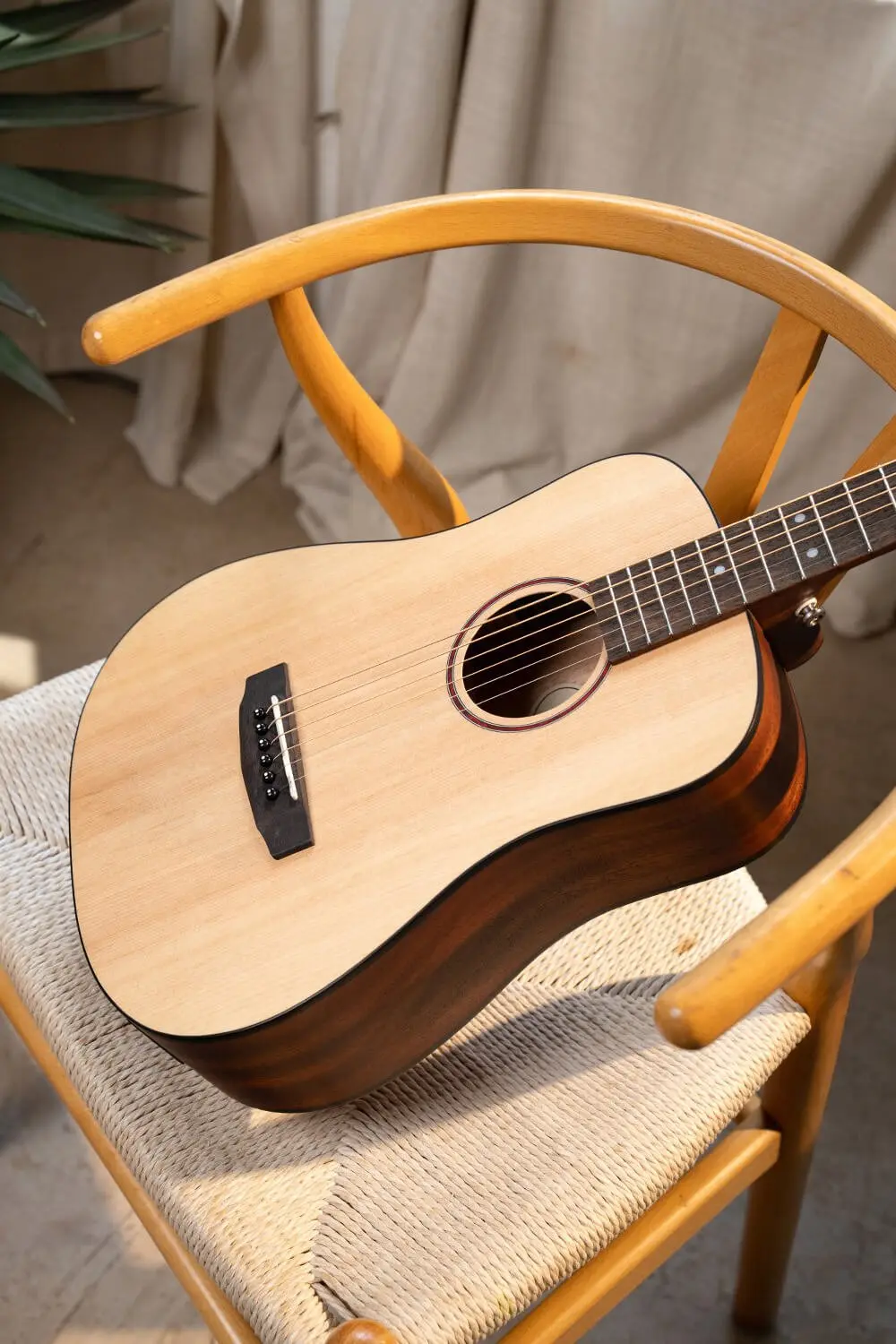 Cort EARTH-HV-GO-OP Earth Go Open Pore Smart Acoustic Guitar w'Hyvibe & Solid Spruce Top w' £225 Custom Pro Setup Package Included - Image 12