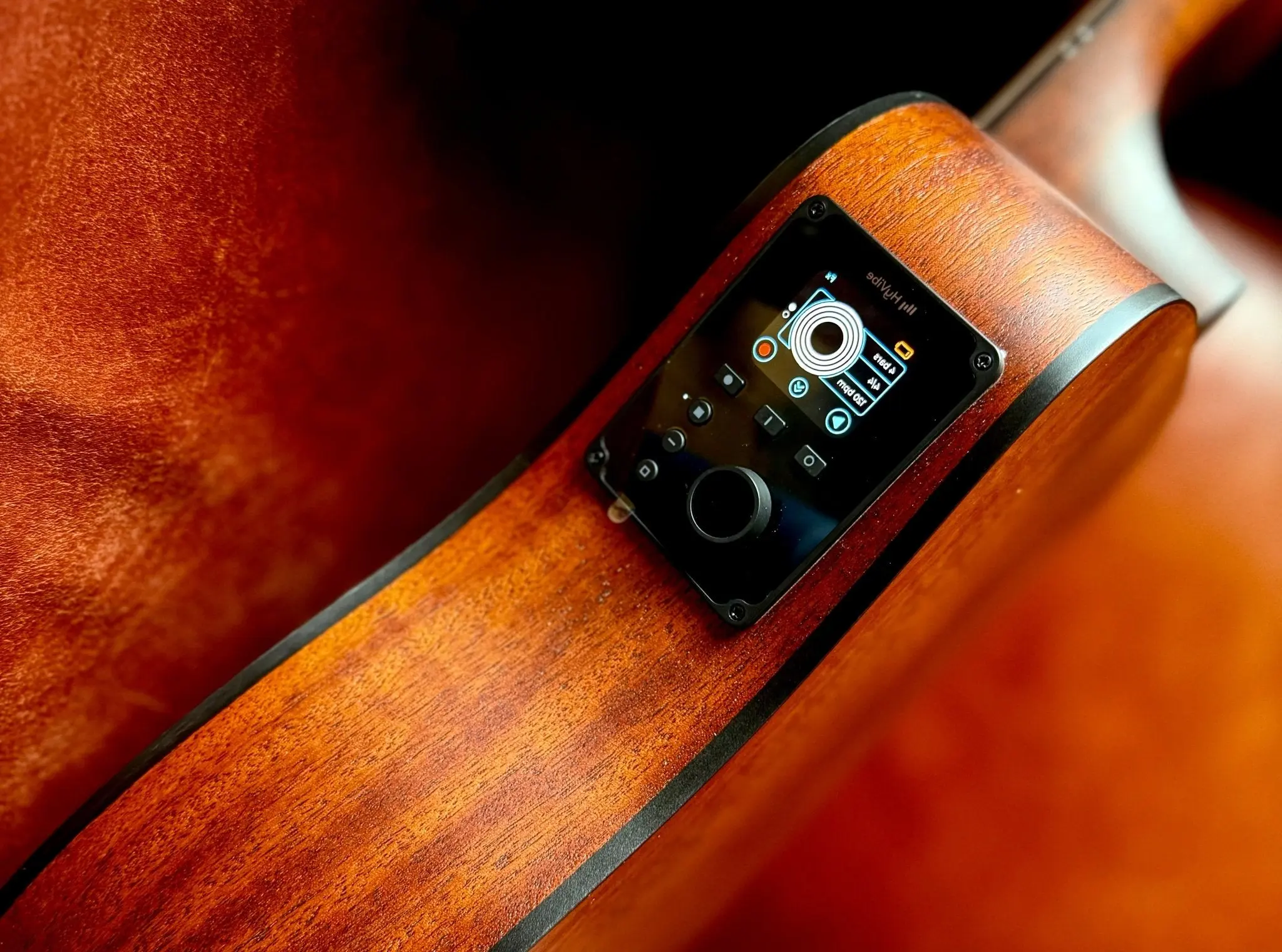 Cort EARTH-HV-GO-OP Earth Go Open Pore Smart Acoustic Guitar w'Hyvibe & Solid Spruce Top w' £225 Custom Pro Setup Package Included - Image 2