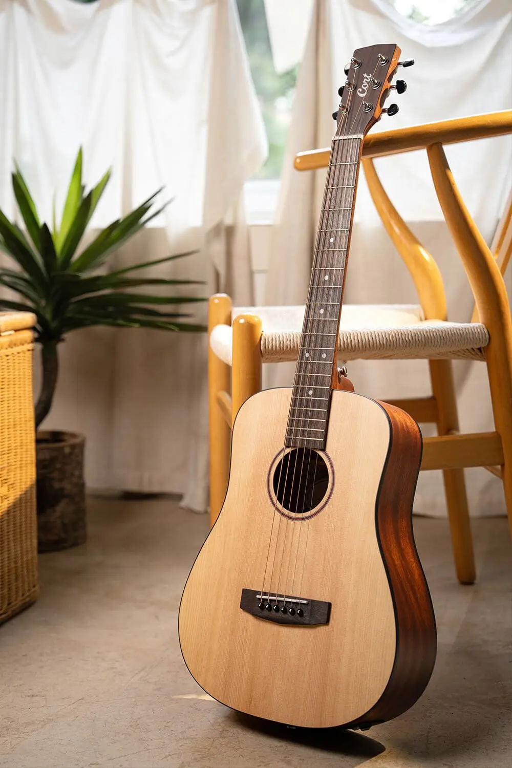 Cort EARTH-HV-GO-OP Earth Go Open Pore Smart Acoustic Guitar w'Hyvibe & Solid Spruce Top w' £225 Custom Pro Setup Package Included - Image 8