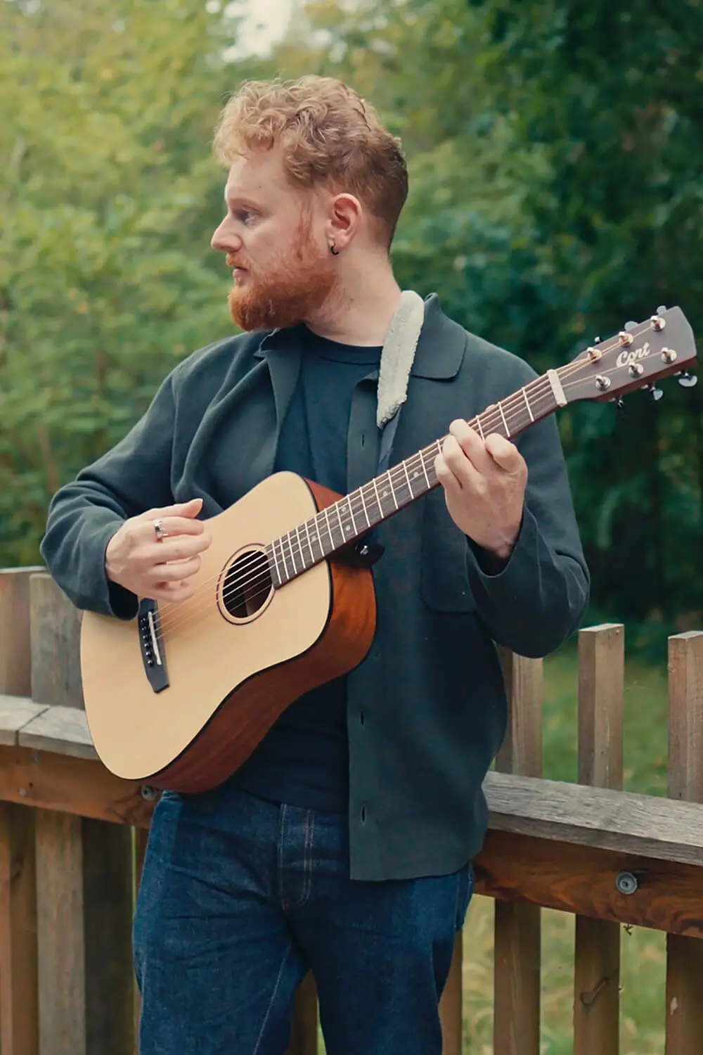 Cort EARTH-HV-GO-OP Earth Go Open Pore Smart Acoustic Guitar w'Hyvibe & Solid Spruce Top w' £225 Custom Pro Setup Package Included - Image 9