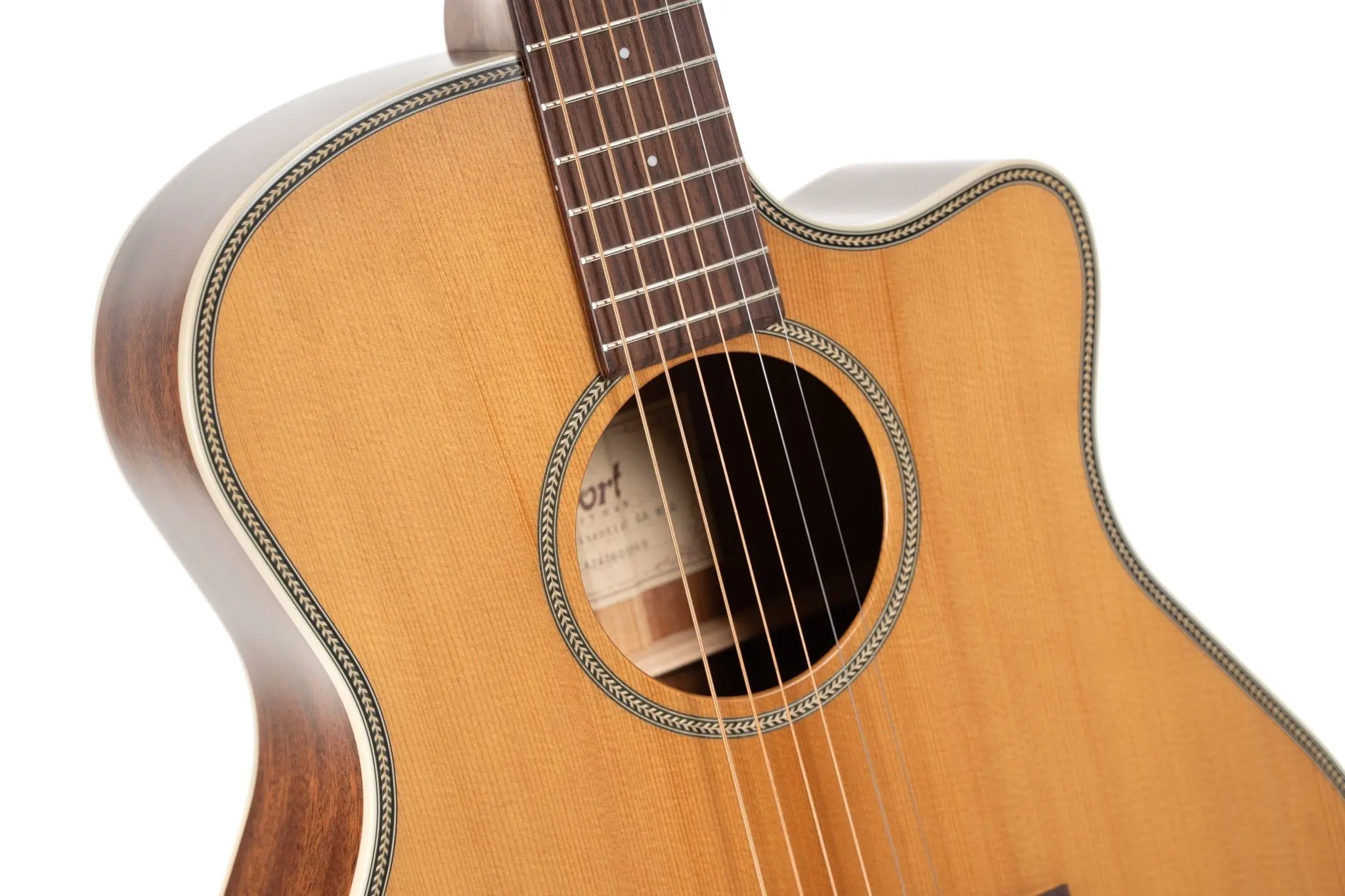 Cort ESSENCE-GA4 NSG Electo Acoustic Guitar - Image 4