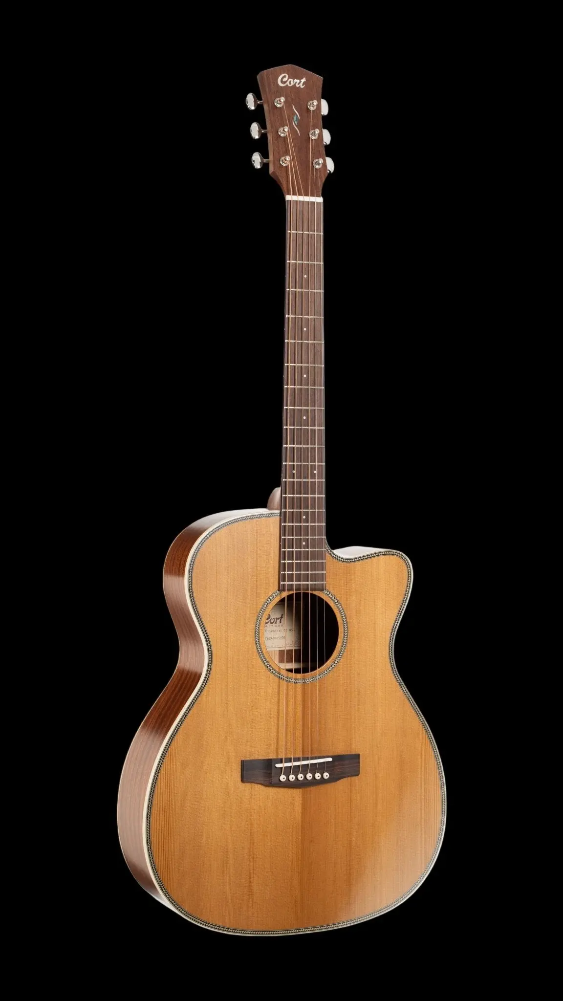 Cort ESSENCE-OC4 NSG Electro Acoustic Guitar - Image 17