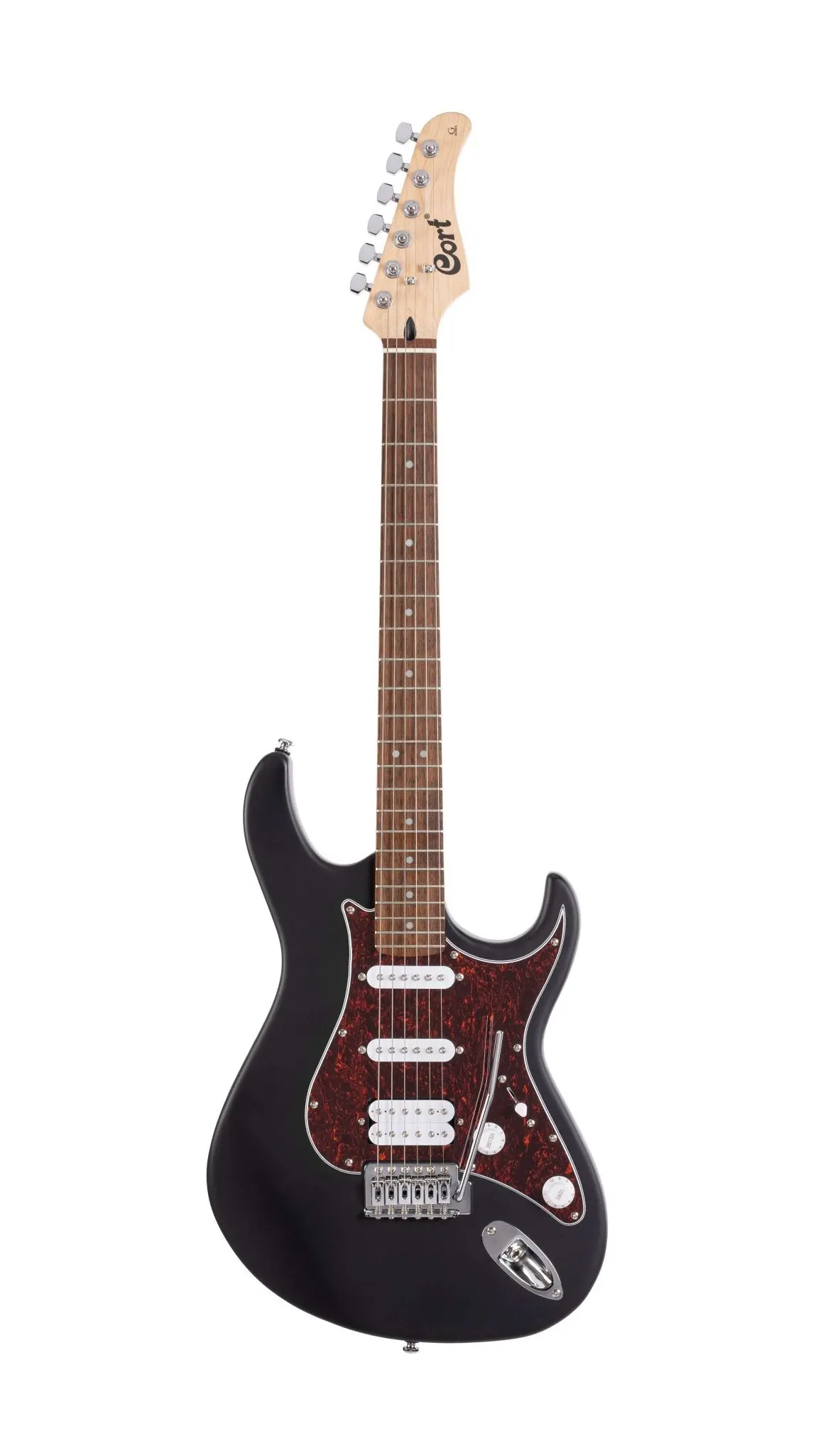 Cort G110 Open Pore Black Electric Guitar - Image 3