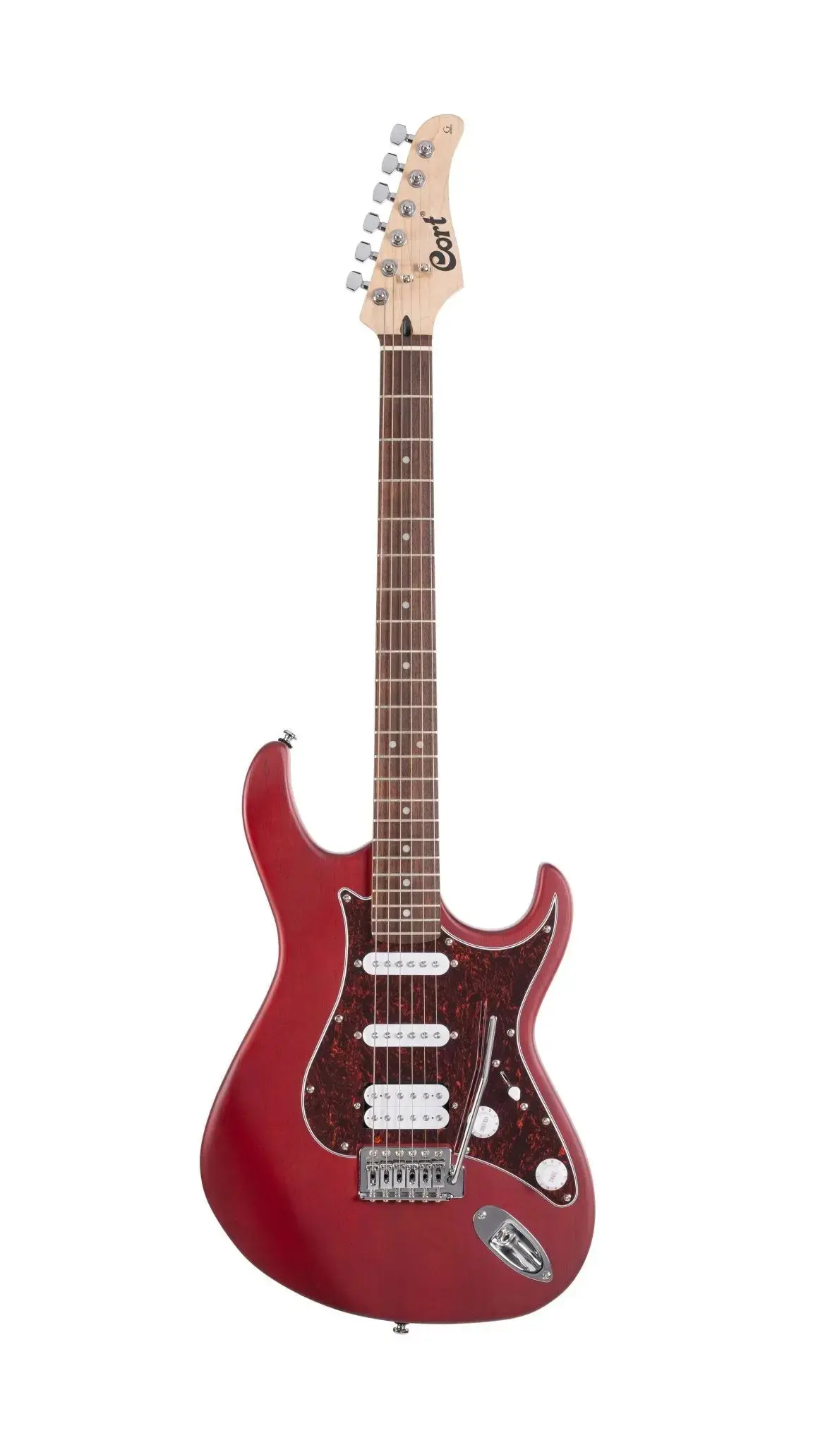 Cort G110 Open Pore Black Cherry Electric Guitar - Image 3