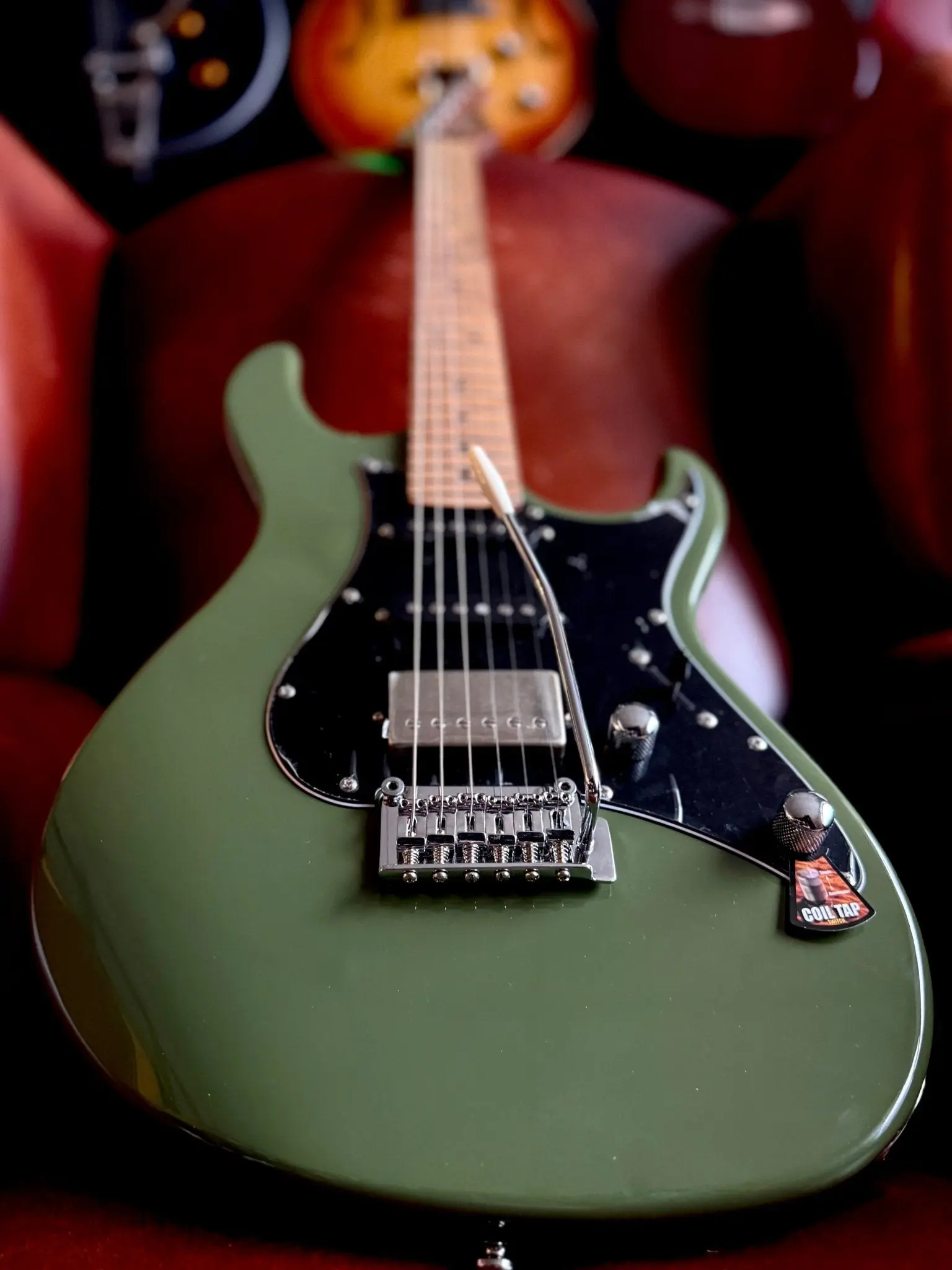 Cort G250 SE Olive Dark Green w'£225 Custom Pro Setup Package - Image 11