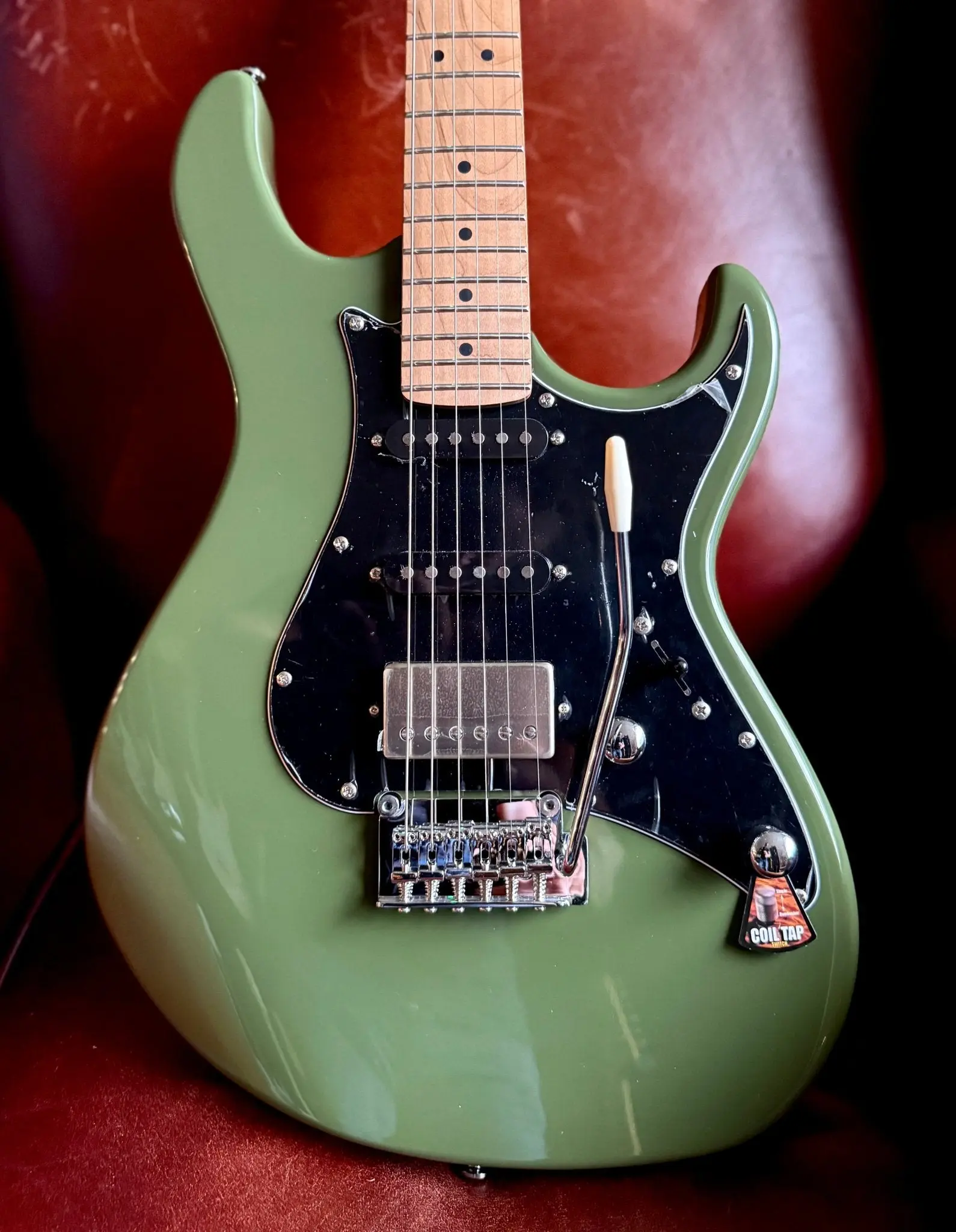 Cort G250 SE Olive Dark Green w'£225 Custom Pro Setup Package - Image 17