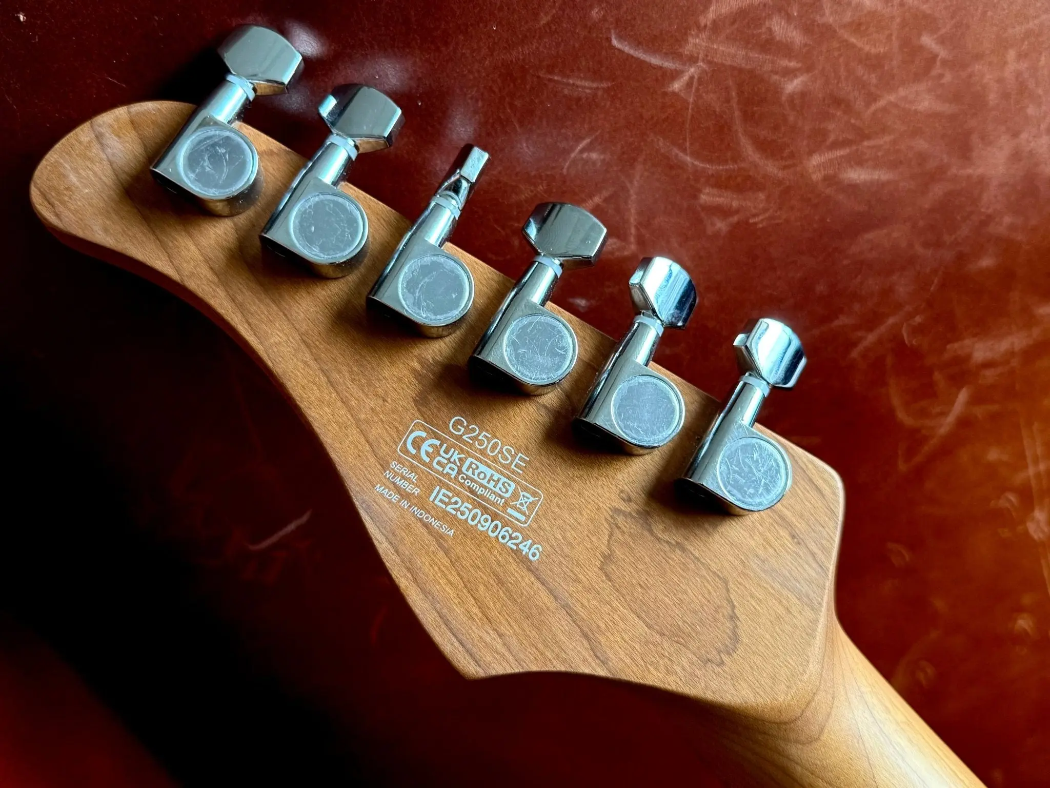 Cort G250 SE Vivid  Burgundy w'£225 Custom Pro Setup Package - Image 7