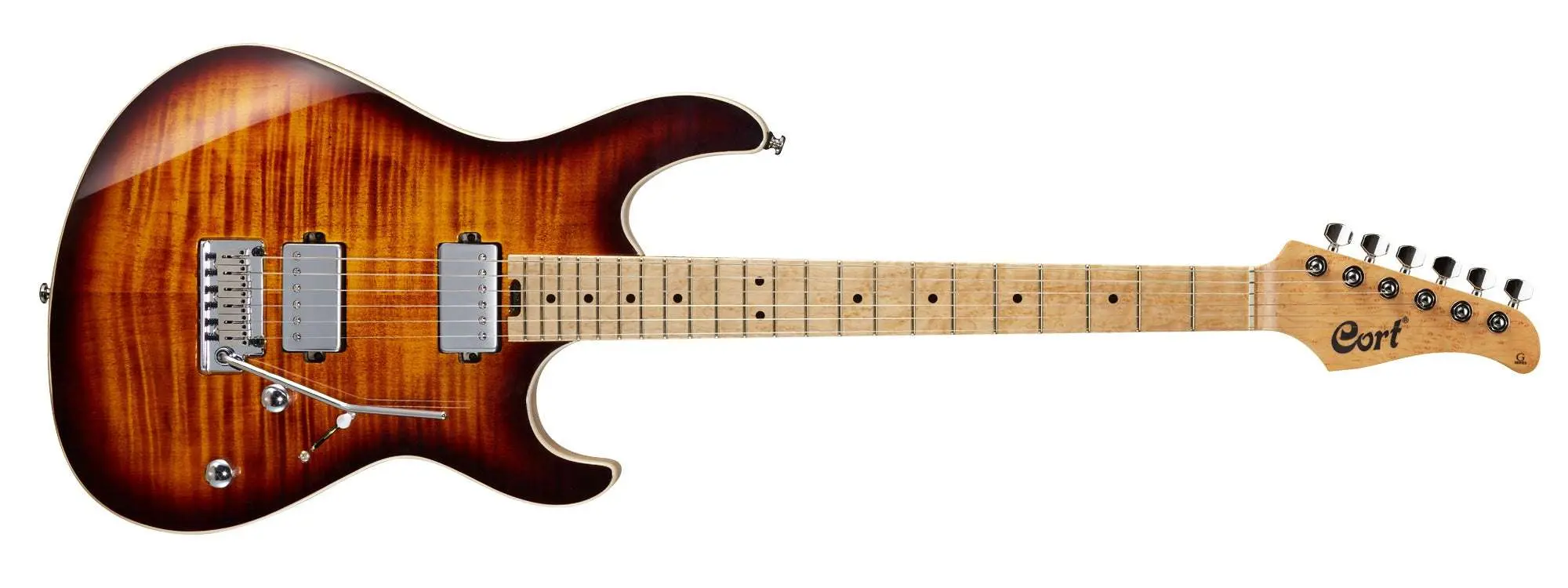 Cort G290 FAT II Antique Violin Burst Electric Guitar - Image 15