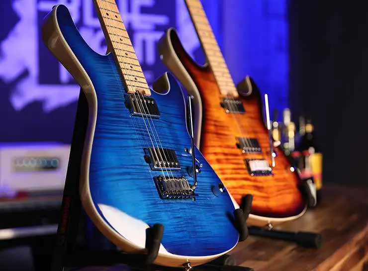Cort G290 FAT II Bright Blue Burst Electric Guitar - Image 19