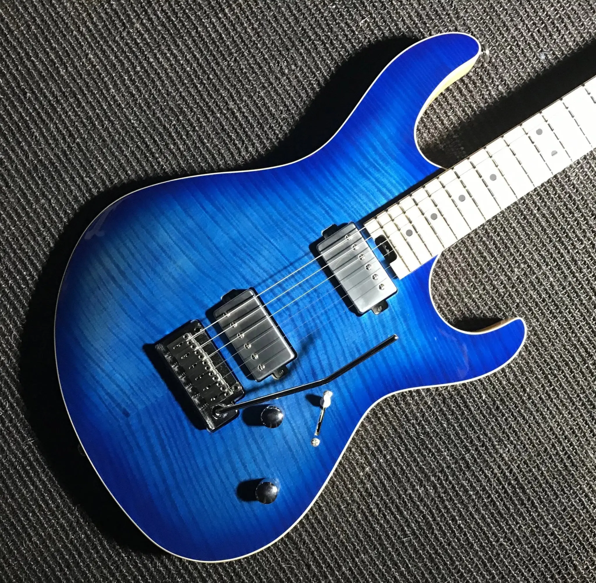 Cort G290 FAT II Bright Blue Burst Electric Guitar - Image 2