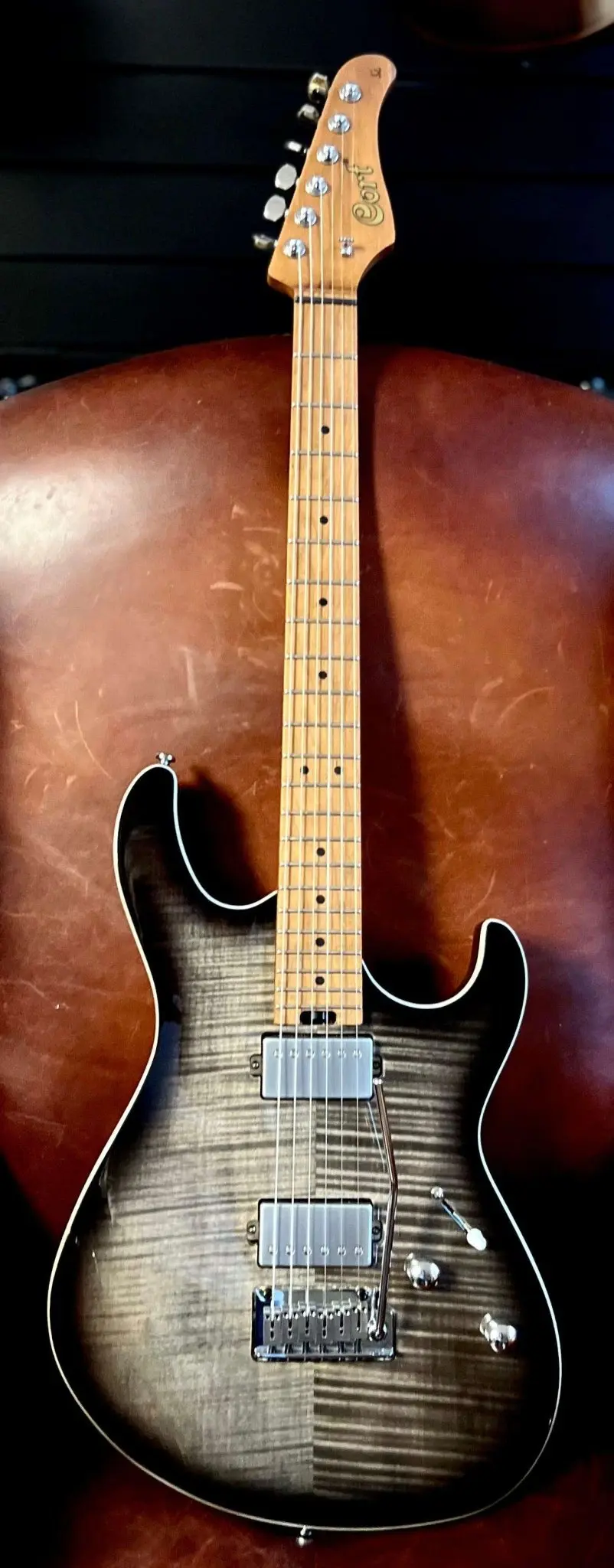 Cort G290 FAT II Trans Black Burst Electric Guitar - Image 11