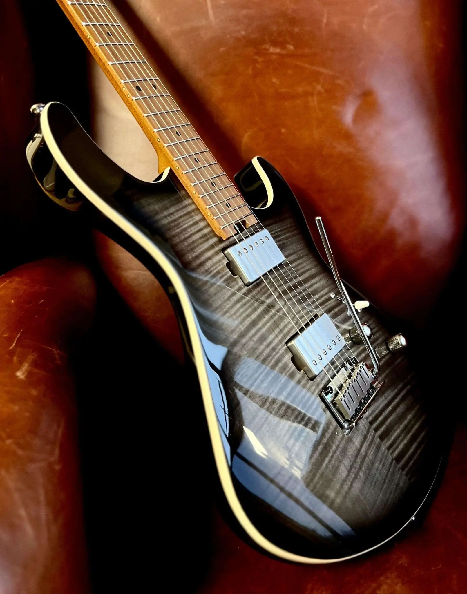 Cort G290 FAT II Trans Black Burst Electric Guitar - Image 2
