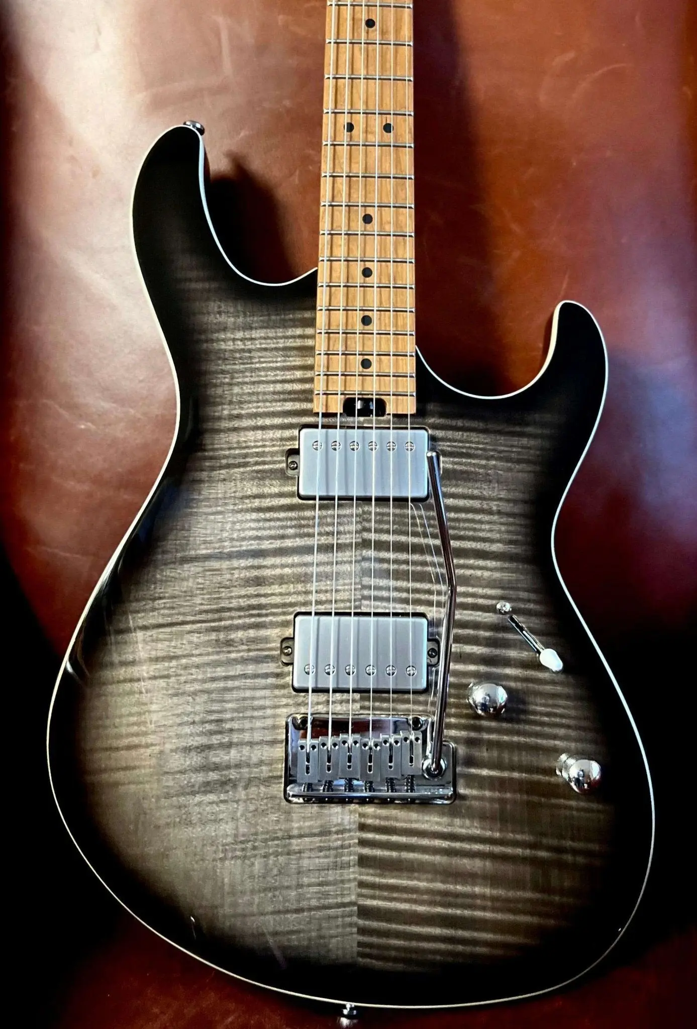 Cort G290 FAT II Trans Black Burst Electric Guitar - Image 5